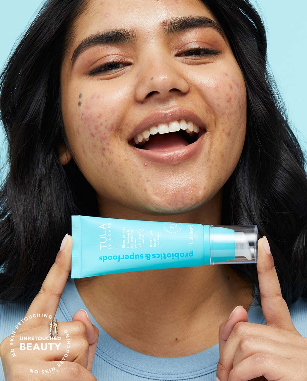 TULA Skin Care Face Filter Blurring and Moisturizing Primer - Sunrise, Evens the Appearance of Skin Tone & Redness, Hydrates & Improves Makeup Wear, 1fl oz