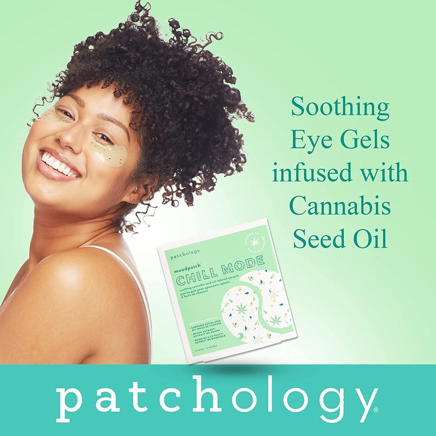 Patchology Chill Mode Hydrating Under Eye Patches - Under Eye Mask For Dark Circles and Puffy Eyes Care, Treatment & Moisturizer - Eye Bags, Puffiness & Wrinkles Reducer (5 Pairs)