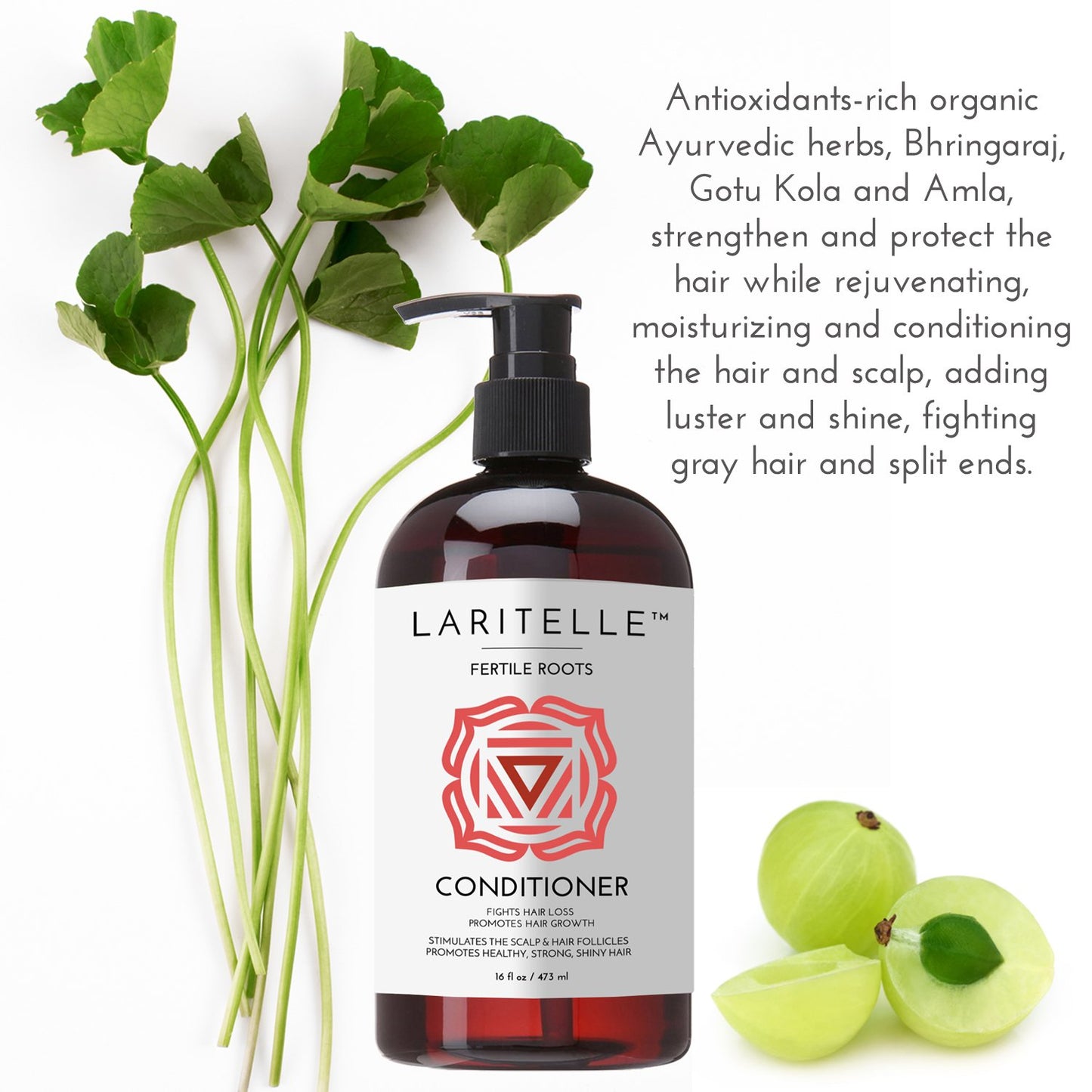 Organic Hair Growth Set | Fertile Roots Shampoo + Conditioner + Leave-In Treatment | Follicle Stimulating Rosemary, Ginger & Clove | Anti-Hair Loss, Strengthening, Nourishing | USA made