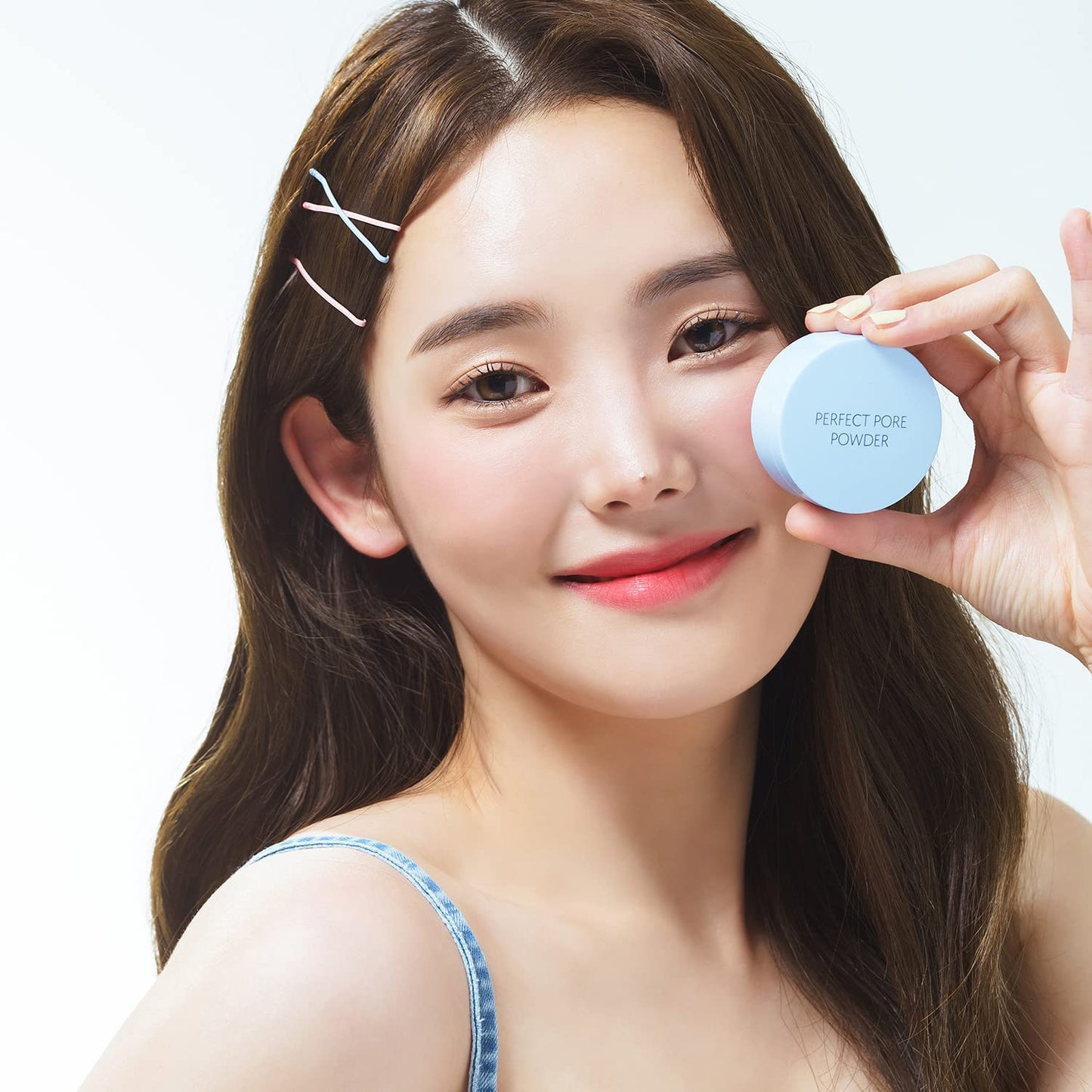THESAEM Saemmul Perfect Pore Powder - Oil & Sebum Control Long Lasting Silky Face, Skin Soothing & Purifying with Green Tea Water and Tea Tree Extract, 0.18oz. 2 Pack