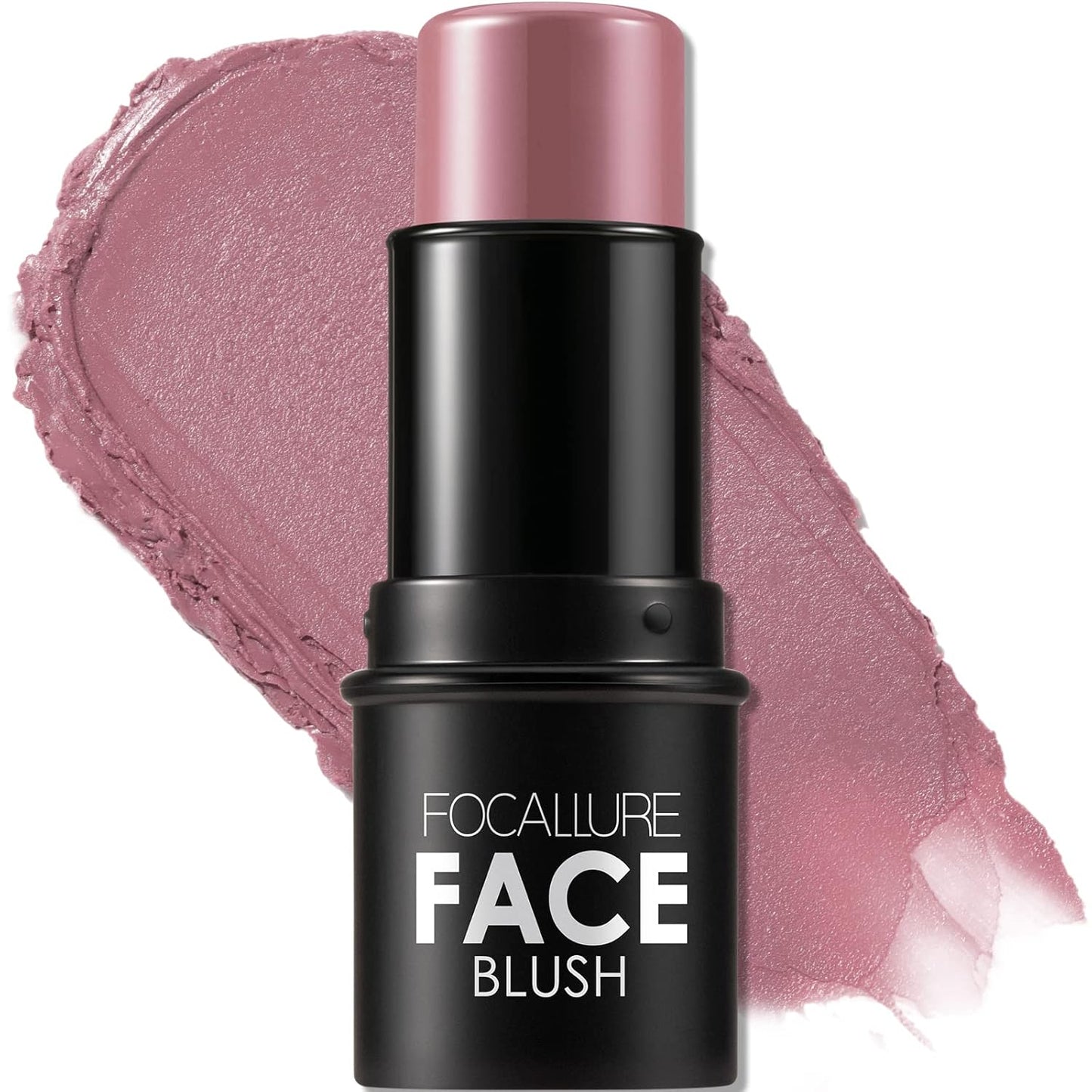FOCALLURE Cream Blush Makeup,Buildable Blush Stick for Cheeks,Matte and Dewy Finish,Long Wearing,Easy Application,Lightweight Multi Stick,DUSTY ORCHID