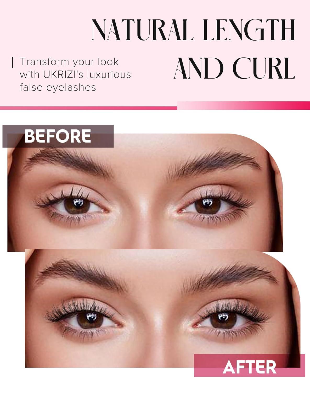 Natural Lashes Mink Natural Eyelashes False Eyelashes Natural Look False Lashes Wispy Eye Lashes Cat Eyelashes Fake Lashes KD02