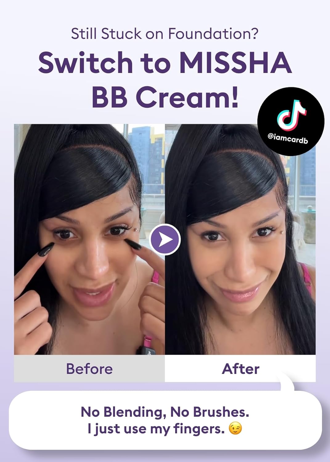 MISSHA M PERFECT COVER SERUM BB CREAM No.13 Light Fair- Fair with Cool Undertone, BB Cream by Cardi B Pick, Skin Tint, Tinted Moisturizer, Skin Care Foundation Makeup, Korean Makeup,1.18 Fl oz