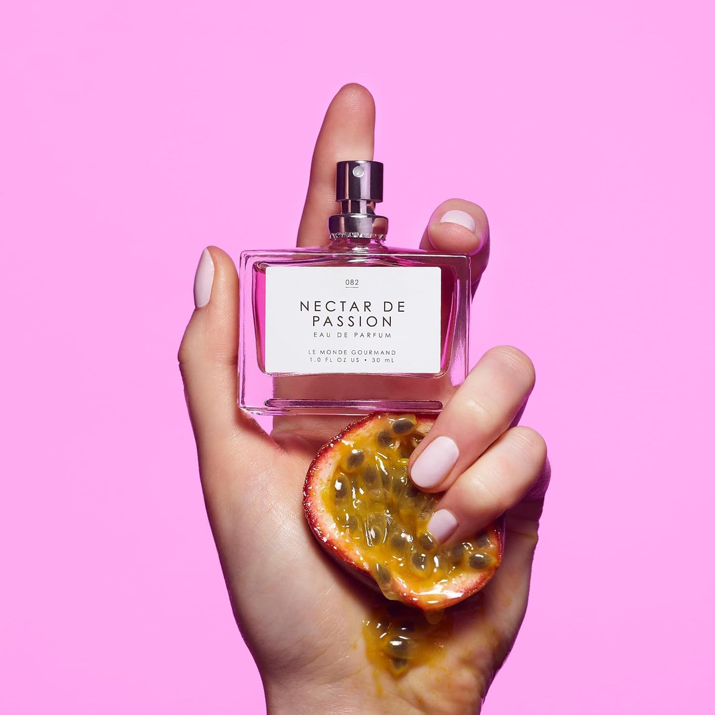 Le Monde Gourmand Nectar de Passion Eau de Parfum, 1 fl oz (30 ml), Full-Sized Perfume, Fragrance for Women, Playful & Comforting Scent, Passionfruit, Jasmine, and Sweet Musk Notes, Long-Lasting