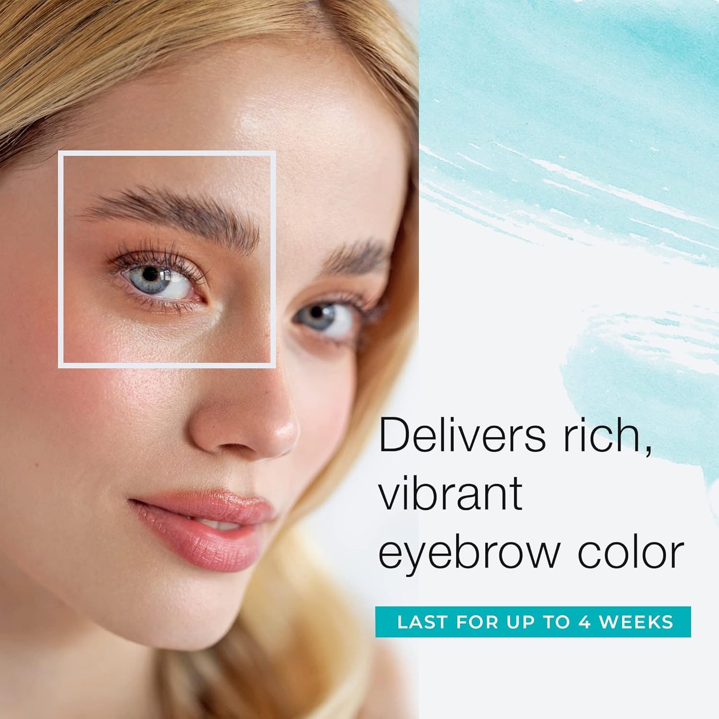 Eyebrow Color For Women, 20 Application Kit, Light Brown