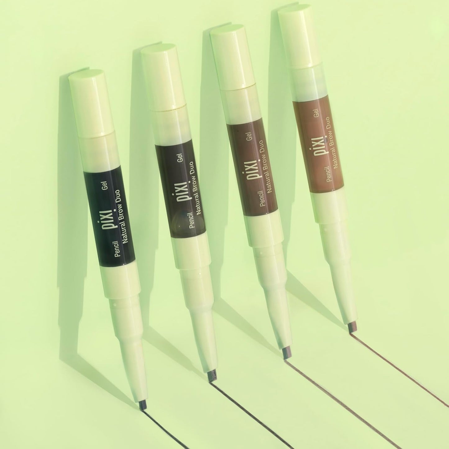 Pixi Natural Brow Duo - Natural Brown, 0.2oz