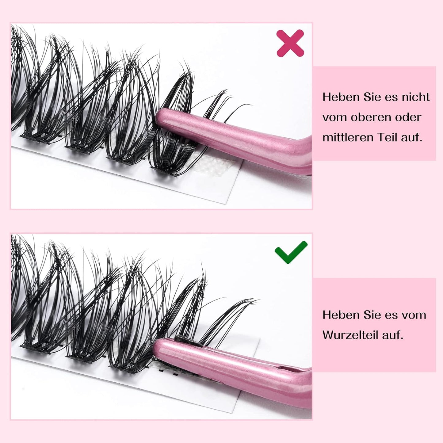 280 Pcs Individual Lashes 40D-D-0.07-9-16mix Cluster Lashes 10D 20D C D Curl Wispy Lashes Bottom Lashes DIY Lashes At Home（40D-D-0.07-9-16mix）