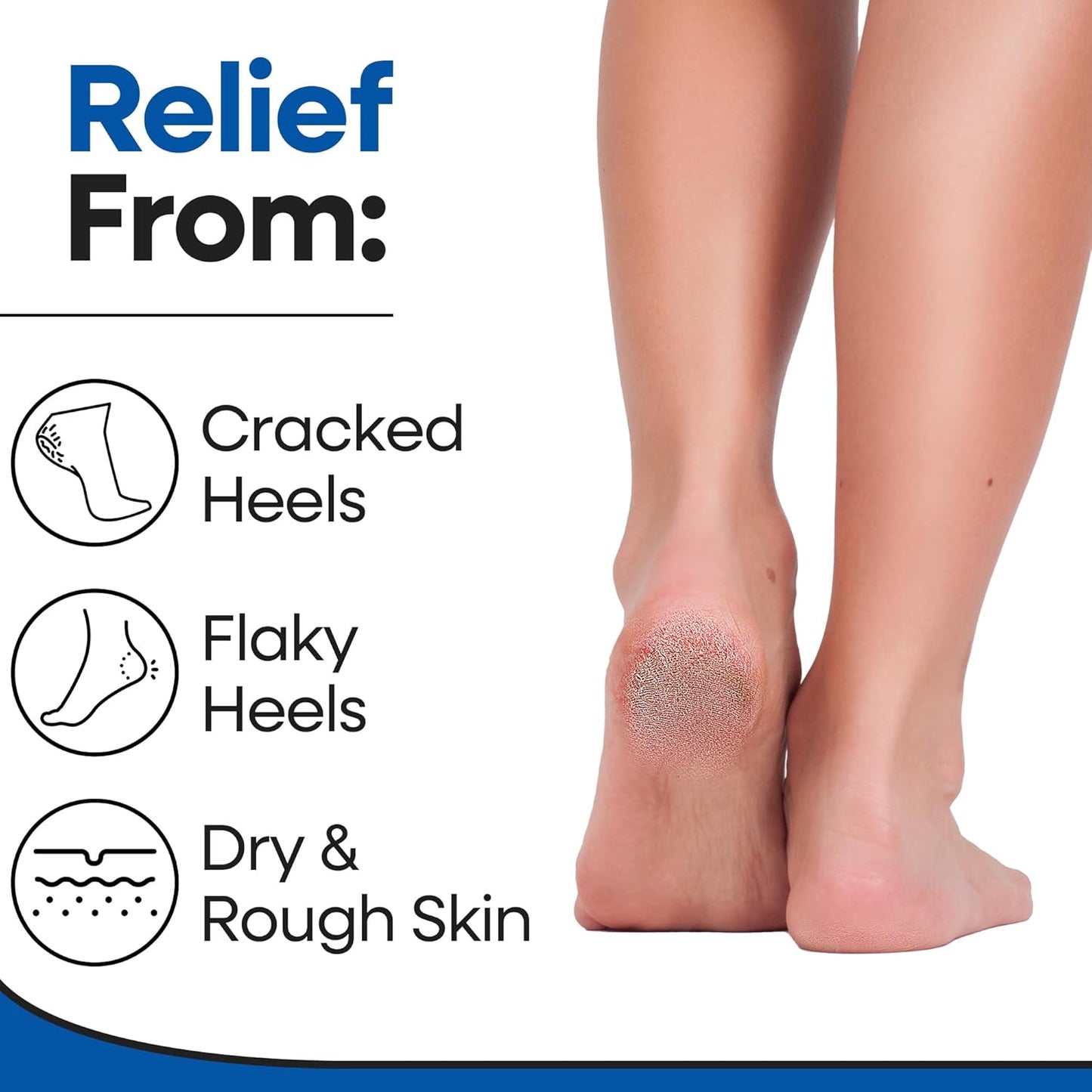 Moisturizing Socks for Men | Cracked Heel Treatment with Aloe Vera | Moisturizer Foot Callus Remover | Aloe Socks for Cracked Heels & Dry Cracked Feet | Lotion Infused Gel Heel Socks (Large - 3 Pairs)