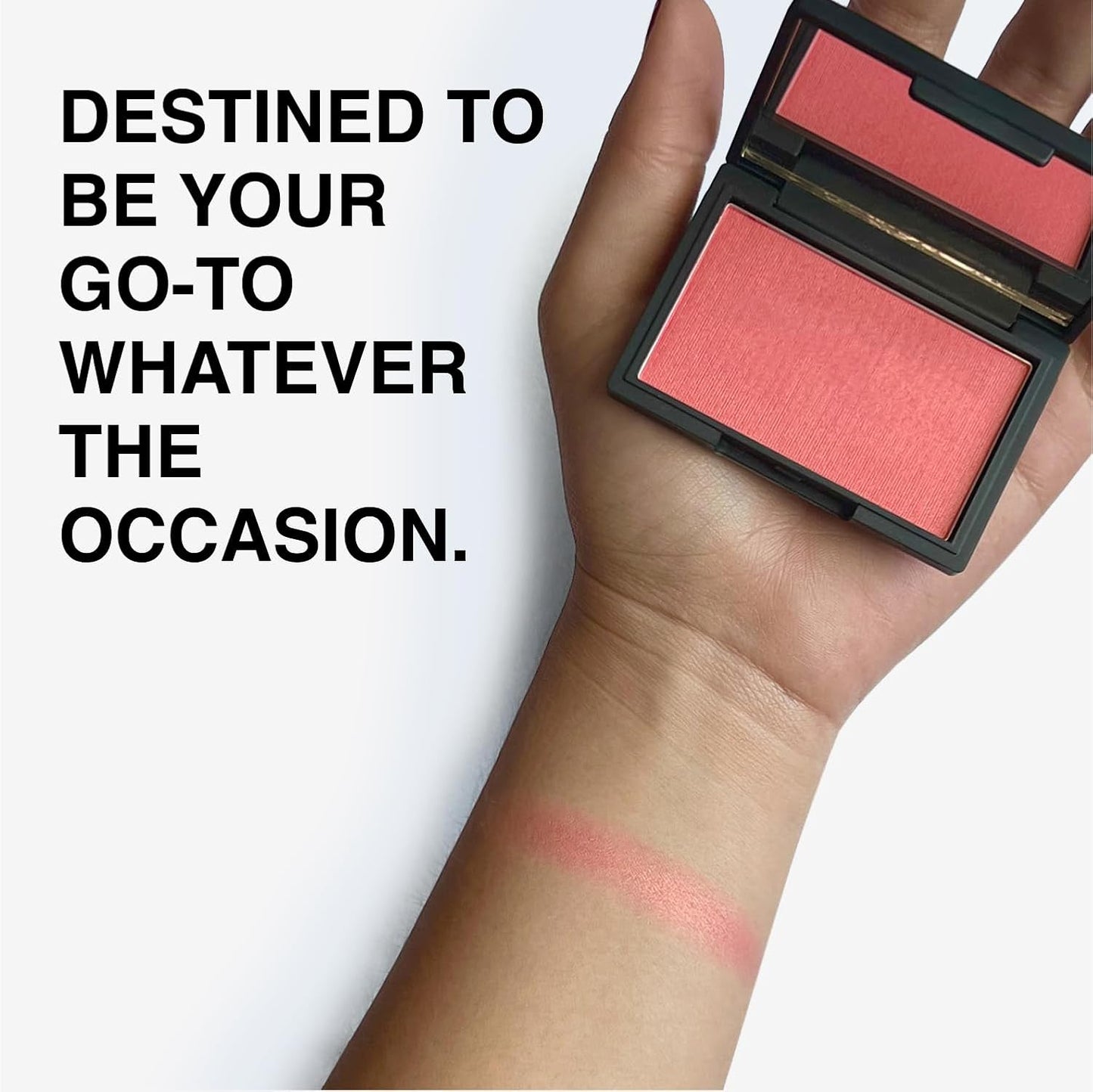 Makeup Powder Blusher - "Tantrum" - 4g / 0.141oz - Pigmented, Buildable, Lightweight Powder Blush for a Radiant, Healthy, Natural Glow. Versatile Shades - Pink, Coral, Peach & Golden Hues