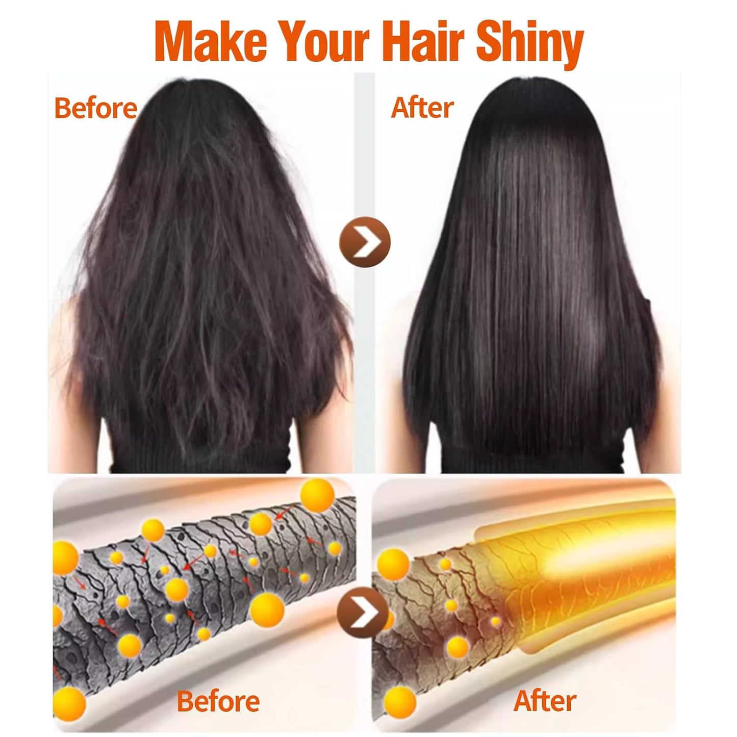 Keratin Hair Mask,Keratin Hair Treatment 250g Hair Mask for Dry Damaged Hair,Deep Conditioning Hair Treatment Mask Repair Treatment Damage Hair Root,Natural Deep Conditioner Hydrating Hair Masque