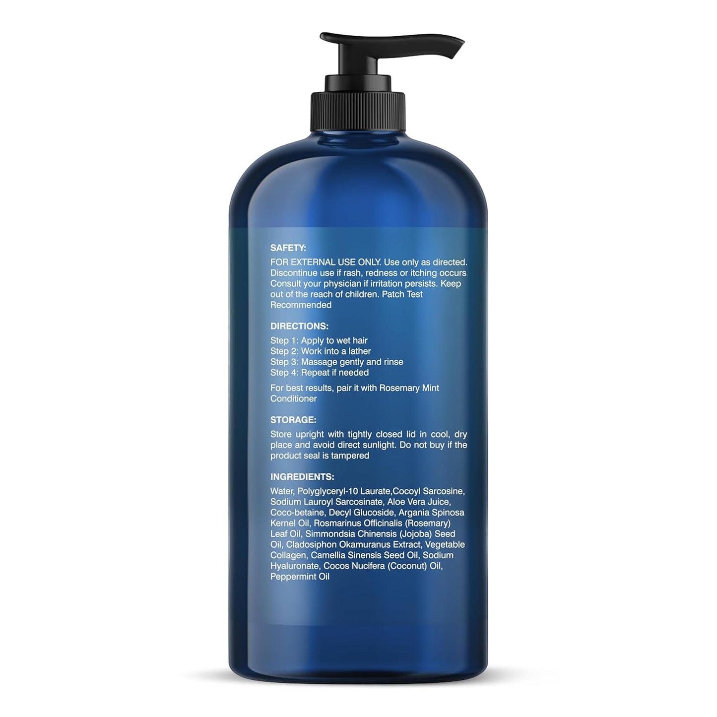 Botanic Hearth Rosemary Shampoo 16 Oz | Rosemary Oil Shampoo De Romero For Hair Growth With Biotin & Mint | Sulfate Free,Thicker & Fuller Hair | Deep Cleansing & Nourishing