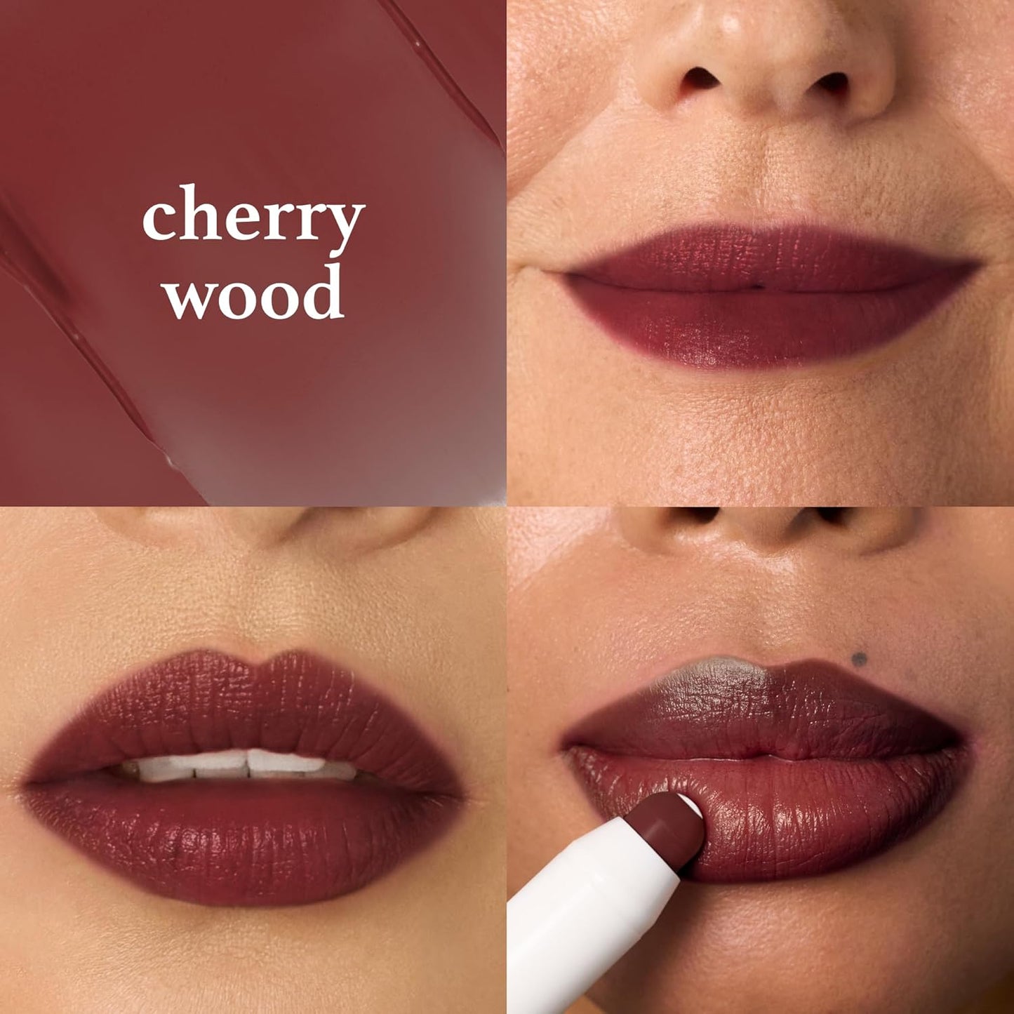 Julep It's Balm Tint of Color Lip Balm - Cherry Wood Creme | Hydrating Lip Color with Vitamin E Core | Natural Gloss Finish | Vegan & Cruelty-Free