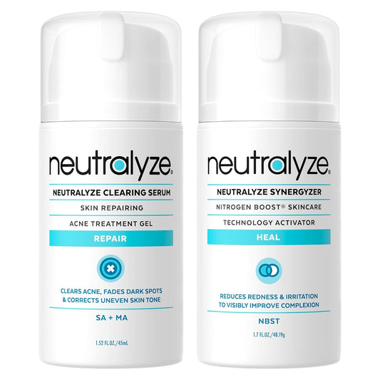 Moderate To Severe Acne Treatment Kit 2.0 (Clearing Serum & Synergyzer)