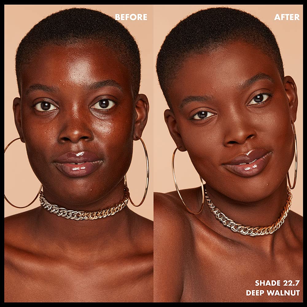 NYX PROFESSIONAL MAKEUP Can't Stop Won't Stop Foundation, 24h Full Coverage Matte Finish - Deep Walnut (Pack of 2)