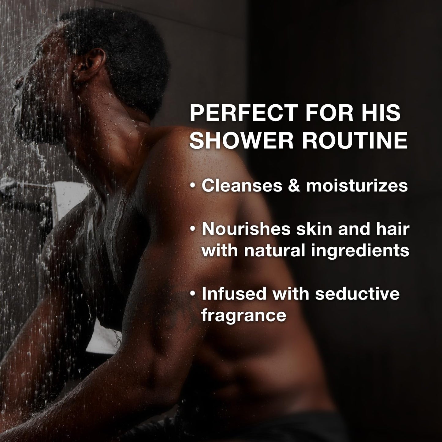 Bedroom Kandi for Men Body Wash | Pheromone Enhanced Moisturing & Deodorizing Wash | Eros Scent | Grooming Products for Men