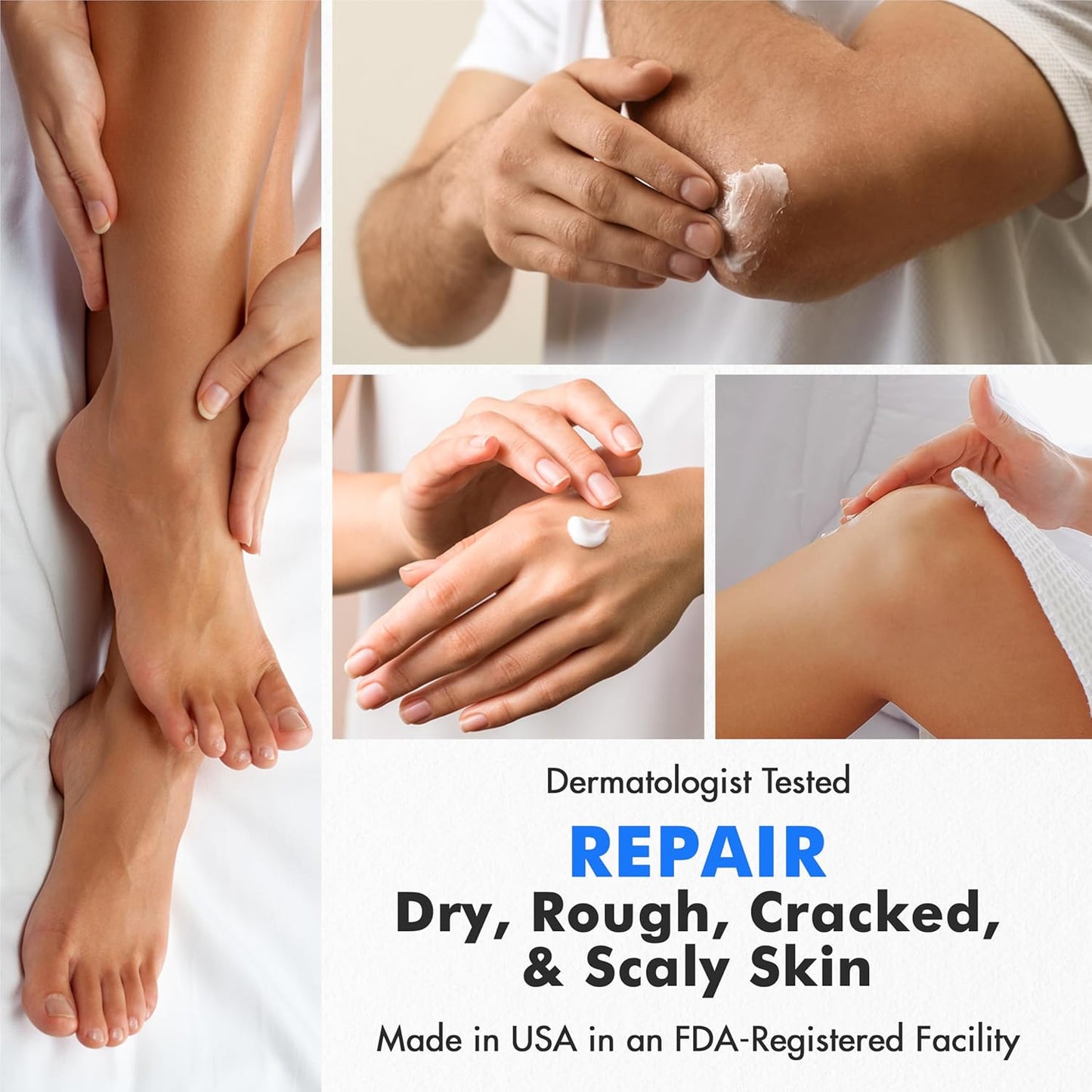 Ebanel Set of Professional Callus Remover for Feet, and Urea Cream 40% Plus Salicylic Acid 2%, Heel Foot Callus Remover Gel Exfoliator Dead Skin Cuticle Removal Toenail Softener Keratolytic Pedicure