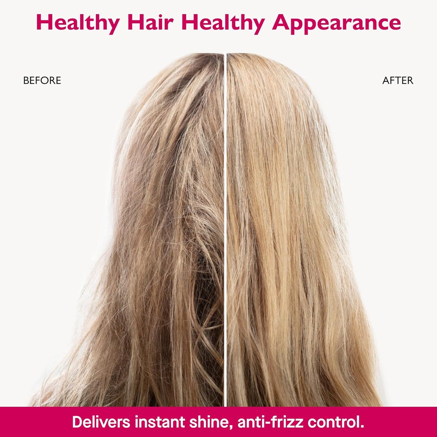 12 Benefits Leave-In Conditioner Spray – Instant Healthy Hair Treatment, Anti-Frizz, Detangles, Strengthens & Repairs, Heat Protection with Quaternium 39 & Silk Fibre Protein, 6 Fl Oz