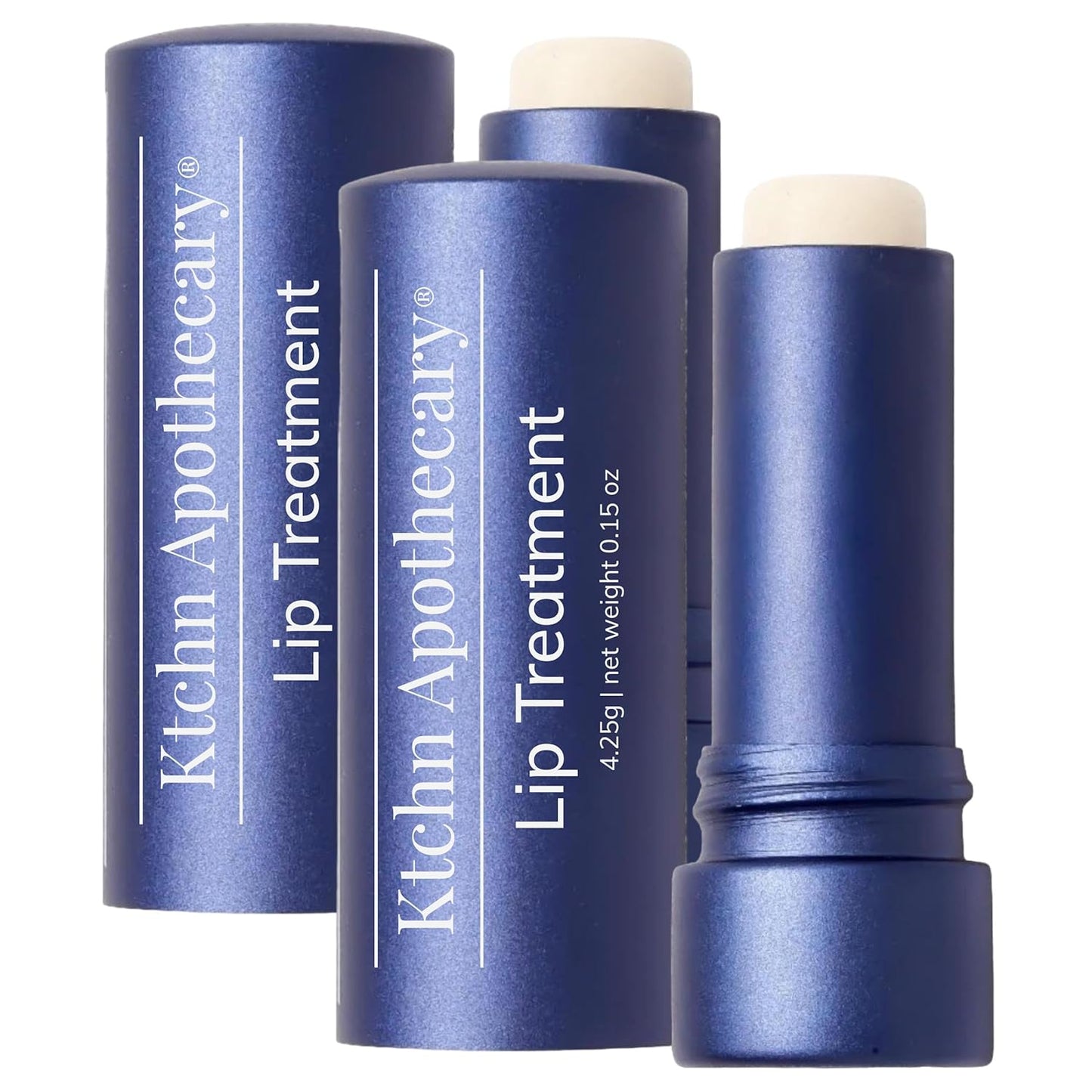 100% Natural Ultra-Hydrating Lip Balm & Conditioner-in-1 | Hydrate & Soften Dry/Chapped Lips | Silky Smooth, Never Waxy | Men & Women | Pack of 2