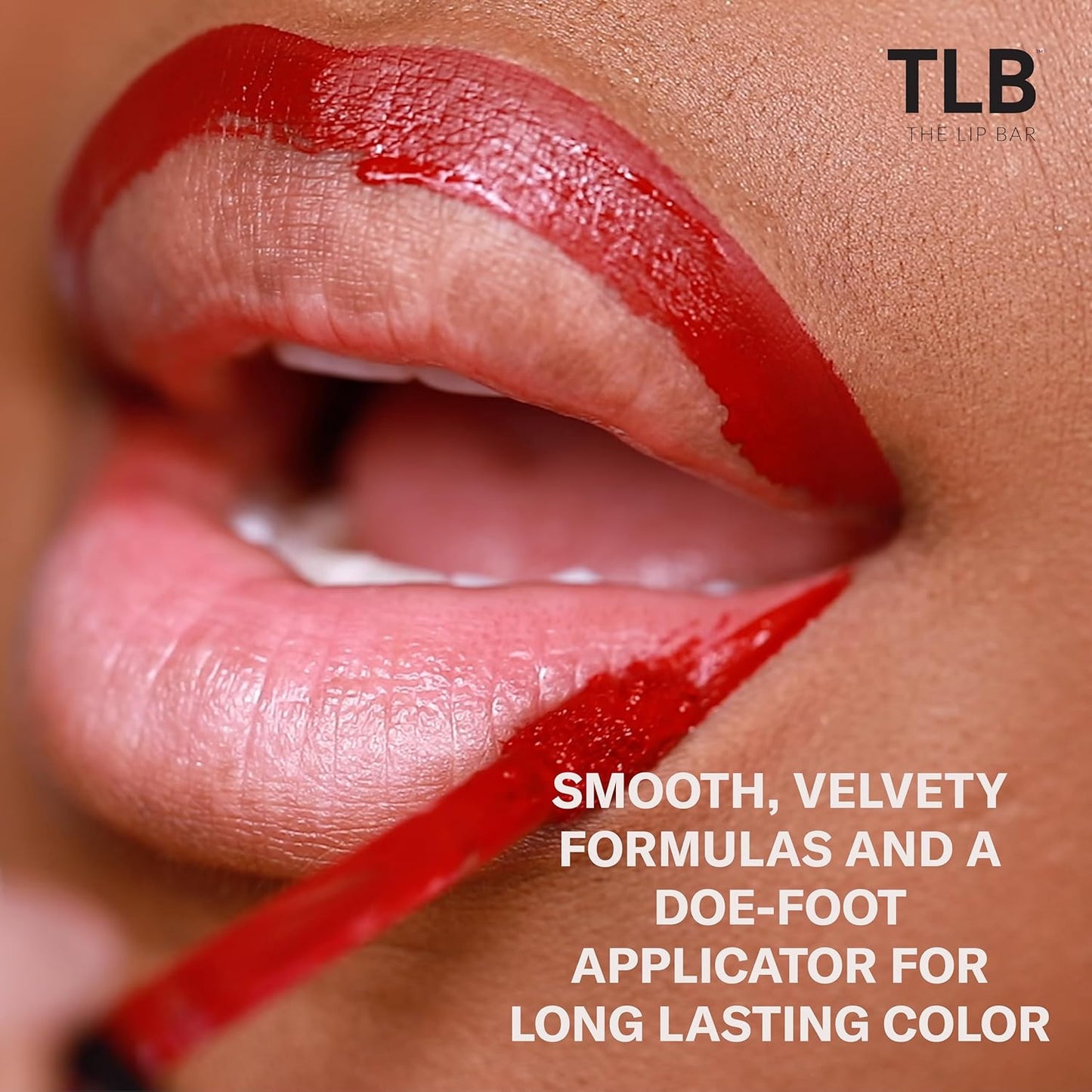 The Lip Bar - Nonstop Liquid Matte Lipstick, Commando (Peachy Nude) - High Pigment - One Swipe - Long Lasting - Jojoba Oil, Vitamin E - Vegan & Cruelty Free - Makeup & Cosmetics - .24 fl oz