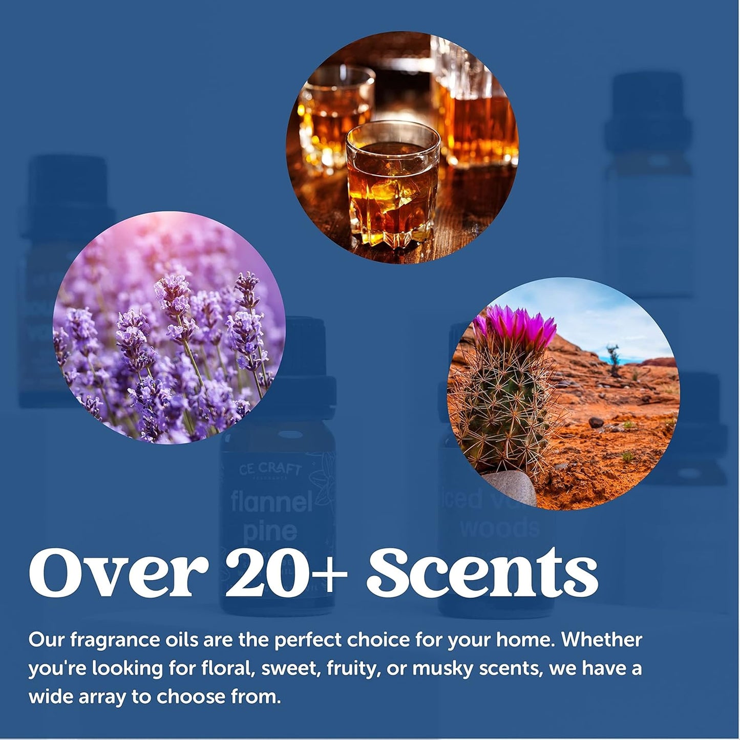 CANDECraftCo Premium Fragrance Oil – Diffuser Oils Fragrances Scented for Home, Candle Soap Making Supplies, Aromatherapy Blends for House (0.34 Fl Oz) (1-Pack, Berry Mimosa)