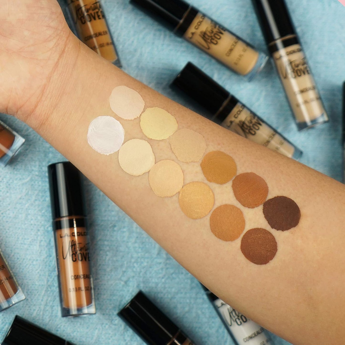 L.A. COLORS Ultimate Cover Concealer- Toast, 0.13 Fl Oz
