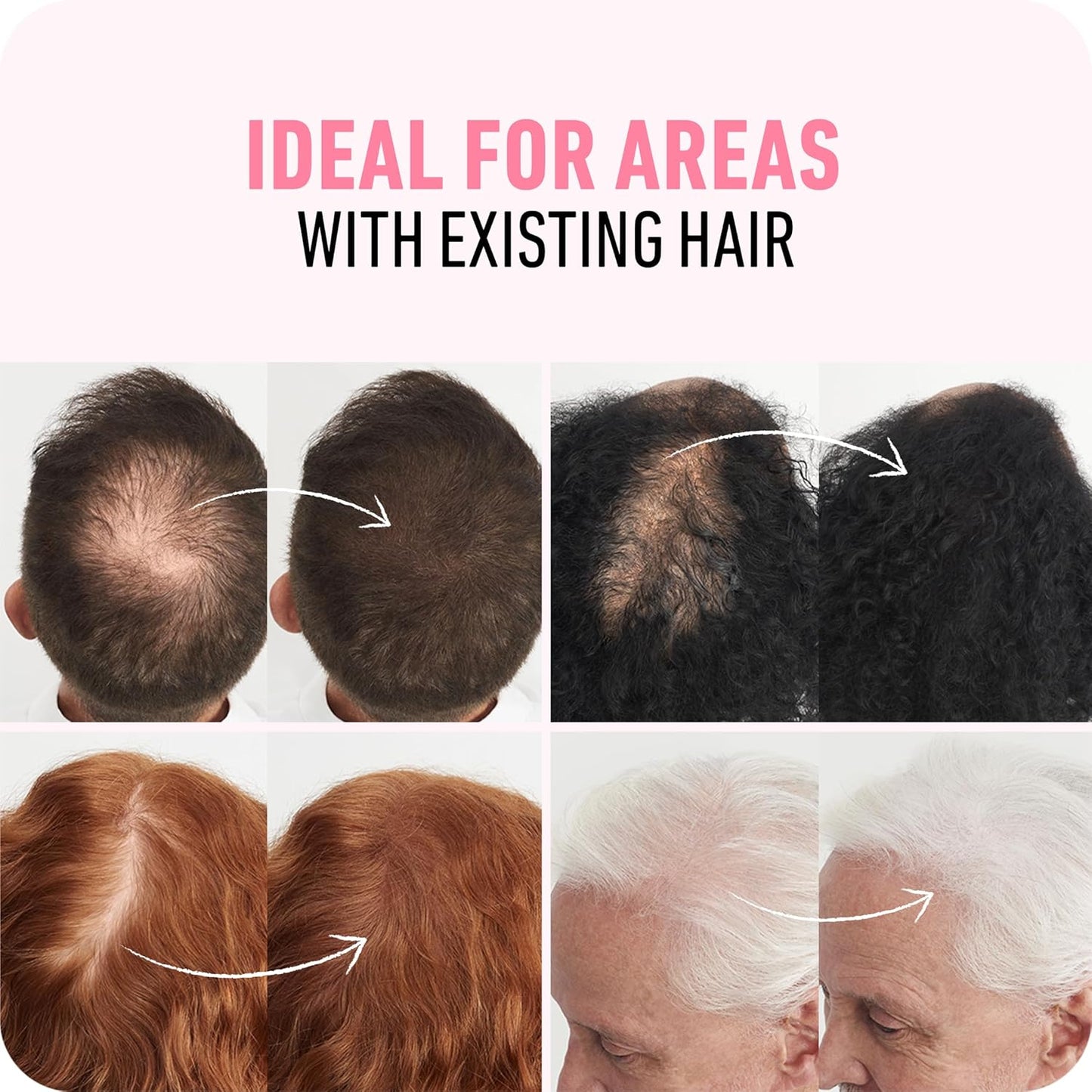 BOLDIFY Hair Fibers (12.5g) - Fill In Thinning and Fine Hair for an Instantly Fuller, Thicker Look - 14 Shades for Women & Men - Light Brown