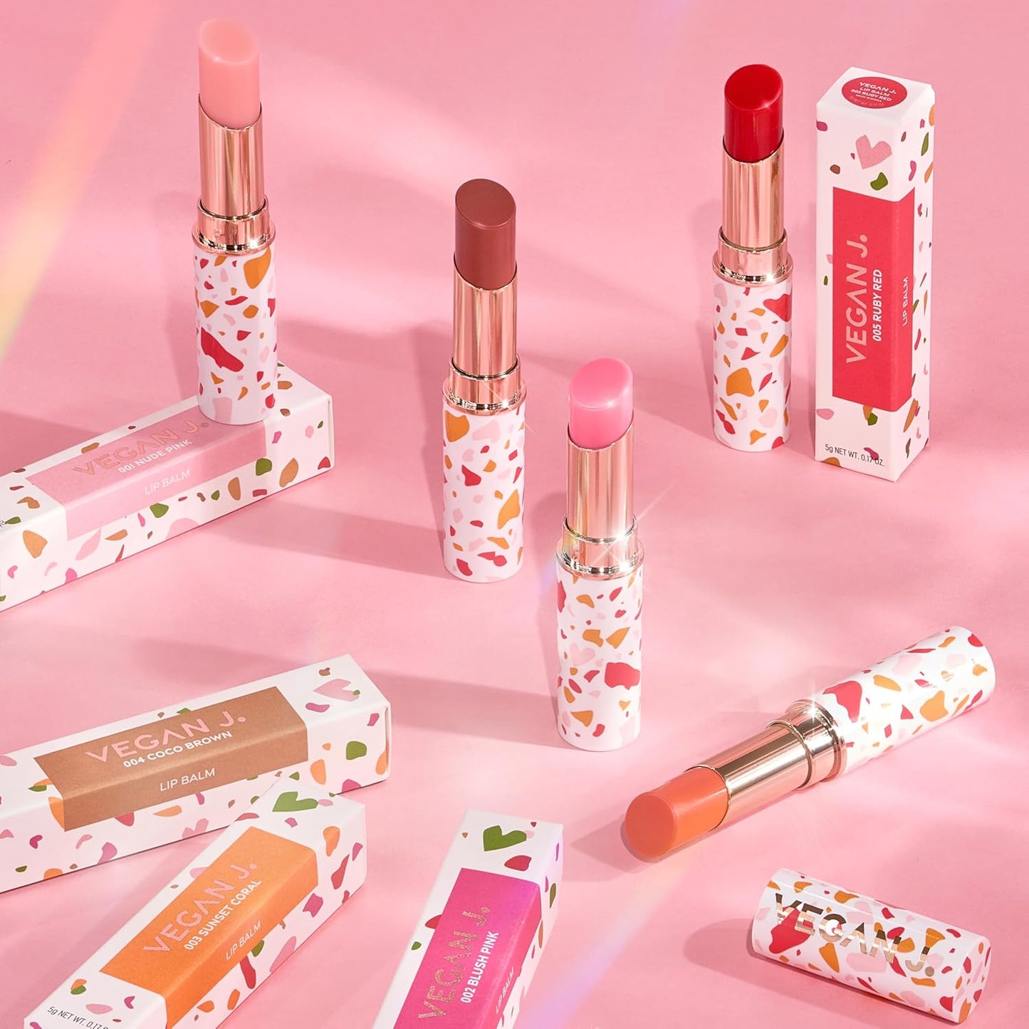 Lip Balm – Long-Lasting Hydration with Natural Color – Korean Beauty, Oasis Plant Complex, Silicone-Free, Vegan & Cruelty-Free Lip Care (005 Ruby Red)