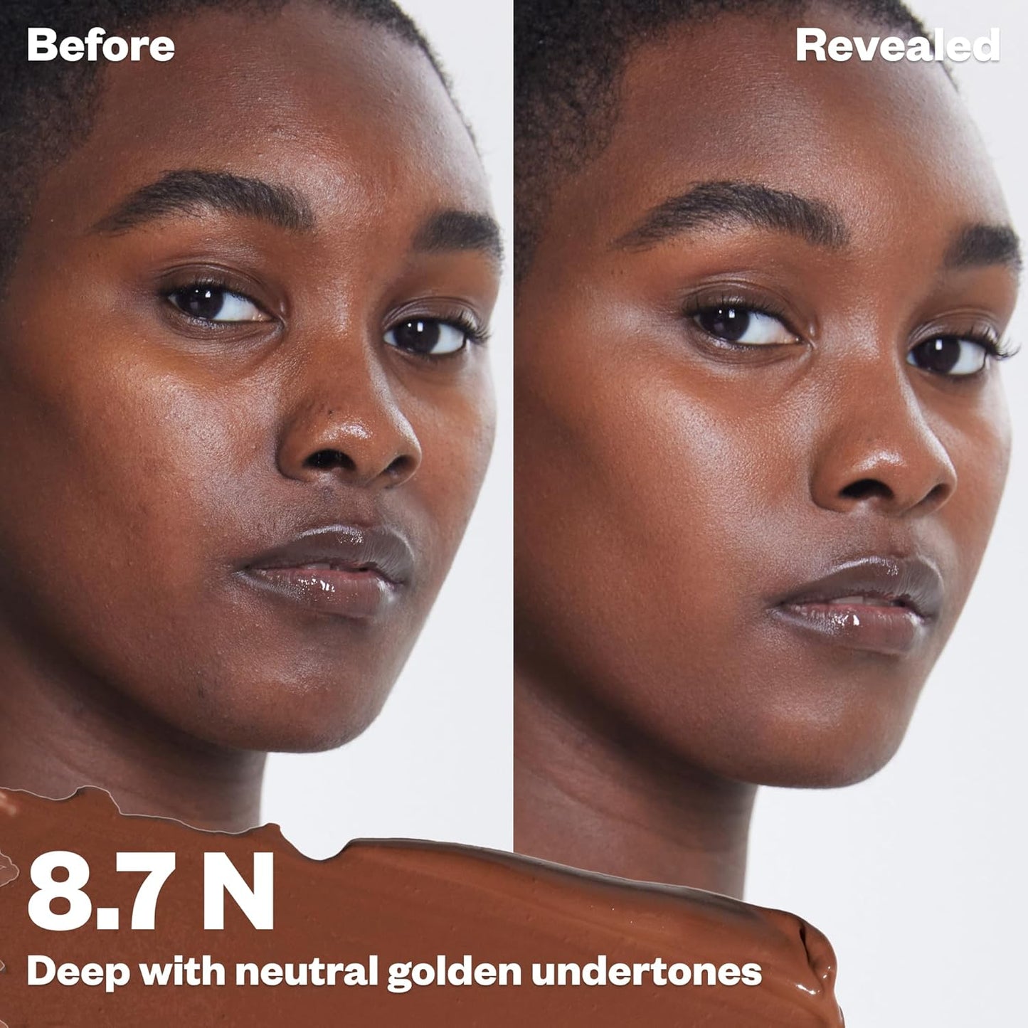 Kosas Revealer Concealer - Medium Coverage Makeup with Hyaluronic Acid, Conceals Dark Circles Under Eyes, Dark Spots and Blemishes + Brightens, Hydrates, Long-Lasting & Vegan, (Tone 8.7 N)