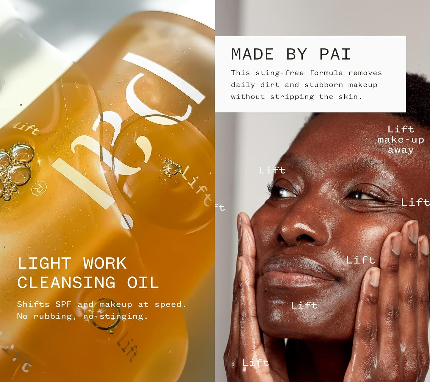 Pai Skincare London | DOUBLE CLEANSE - FROM LONDON WITH LOVE Beauty Gift Set. Organic Face Wash, Makeup Remover & Headband, Suitable for Sensitive Skin & All Skin Types. Made In London.