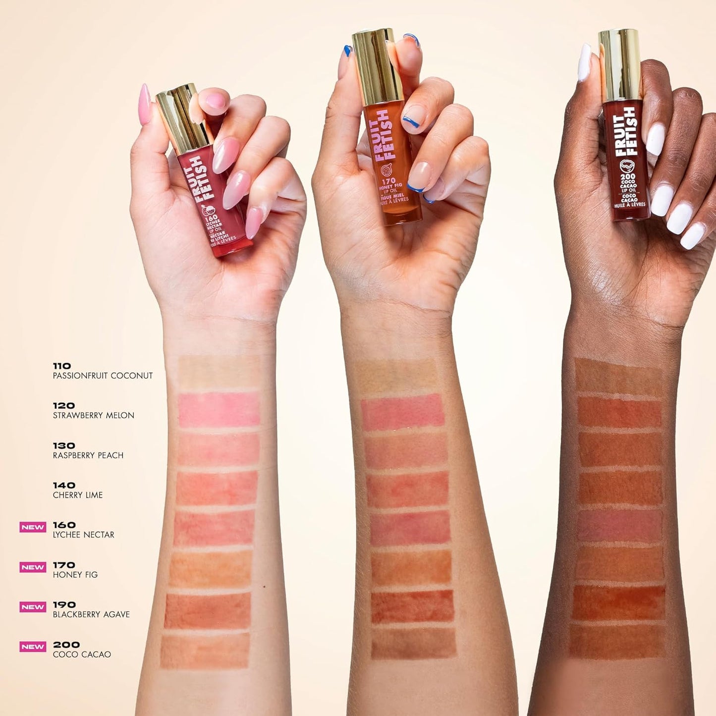 Milani Fruit Fetish Lip Oil with Vitamin E for Instant Hydration, Fruit Extract Infused Lip Treatment and Moisturizing Lip Gloss - Coco Cacao