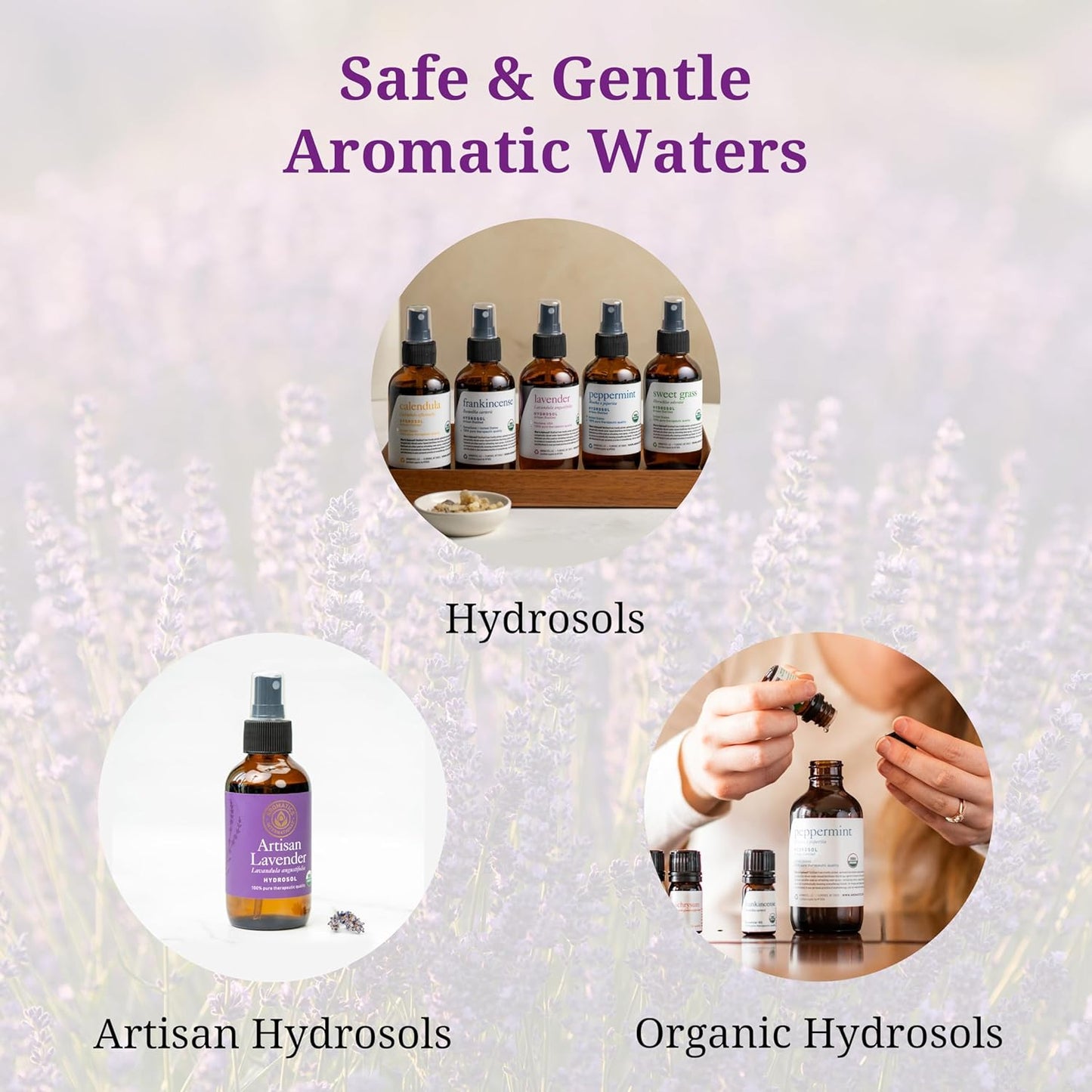 Aromatics International Lemon Verbena Hydrosol 100ml | Citrus Aromatic Mist for Freshness