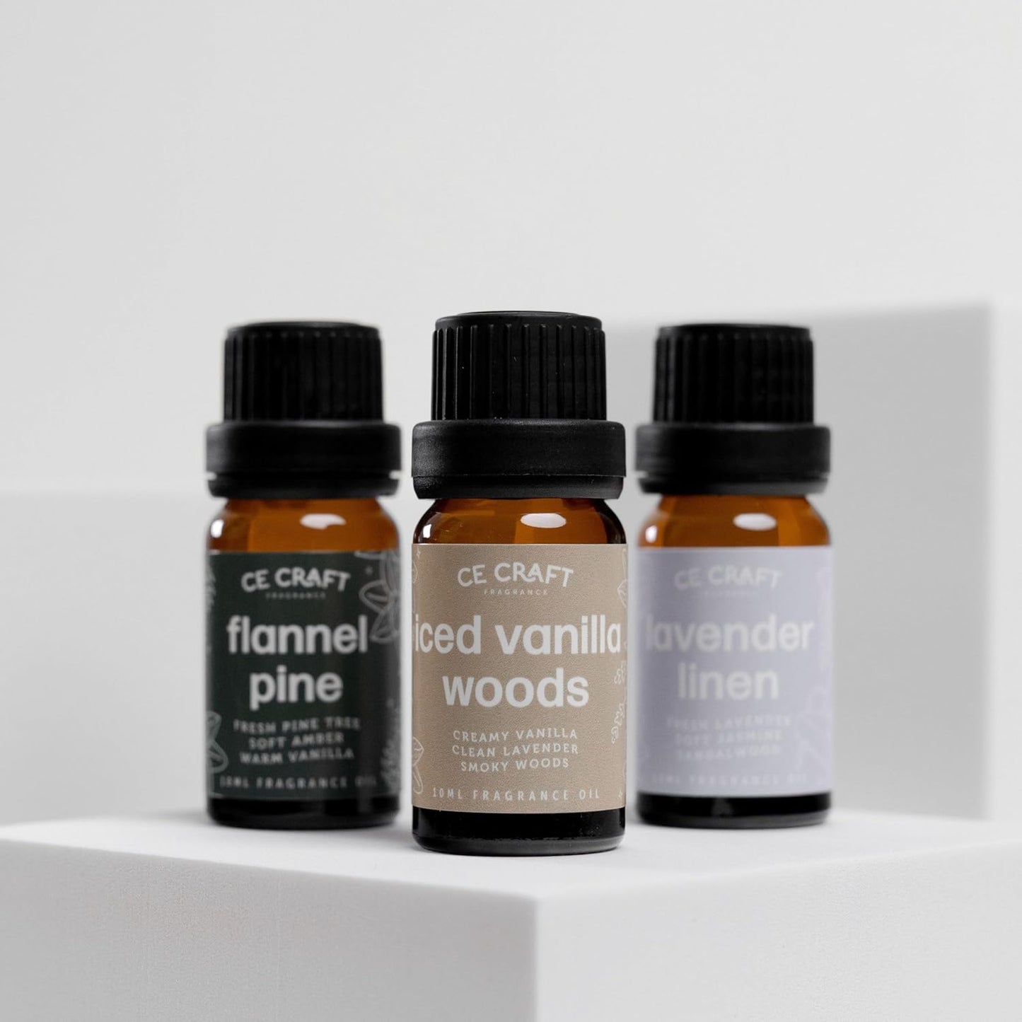 CANDECraftCo Premium Fragrance Oil – Diffuser Oils Fragrances Scented for Home, Candle Soap Making Supplies, Aromatherapy Blends for House (0.34 Fl Oz) (2-Pack, Cozy Cashmere)