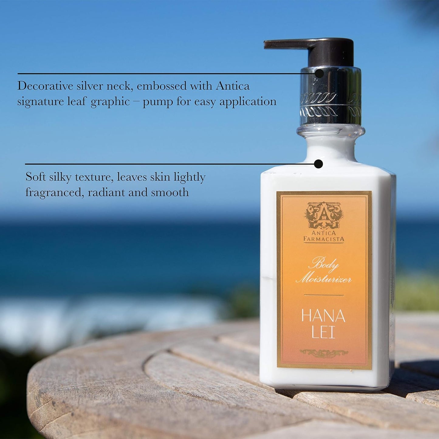 Antica Farmacista Body Moisturizer - Moisturizing Scented Lotion - Premium Body Moisturizer - Luxury Gift for Women & Men - Hand & Skin Hydration - Orange Blossom, Lilac and Jasmine, 10 Fl Oz