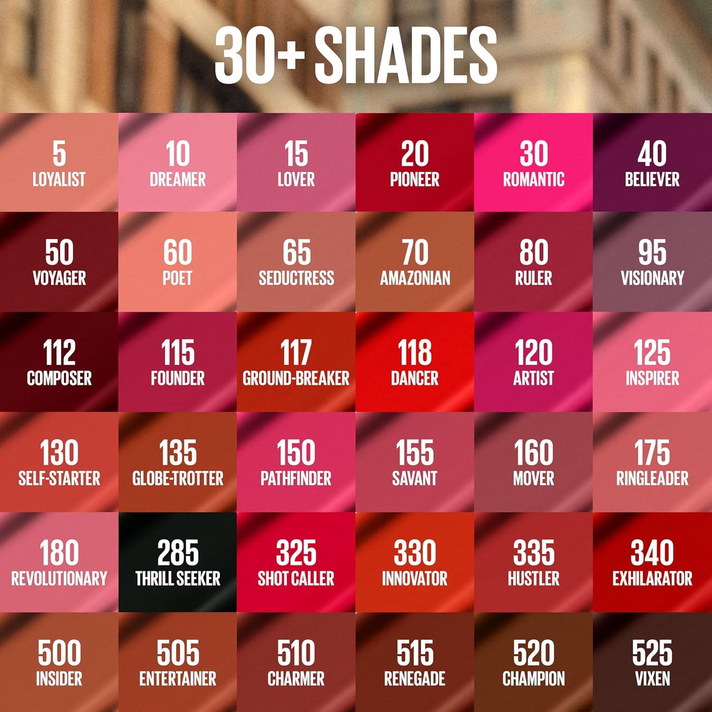 Maybelline Super Stay Matte Ink Liquid Lipstick Makeup, Long Lasting High Impact Color, Up to 16H Wear, Shot Caller, Bright Pinky Red, 1 Count, Packaging May Vary