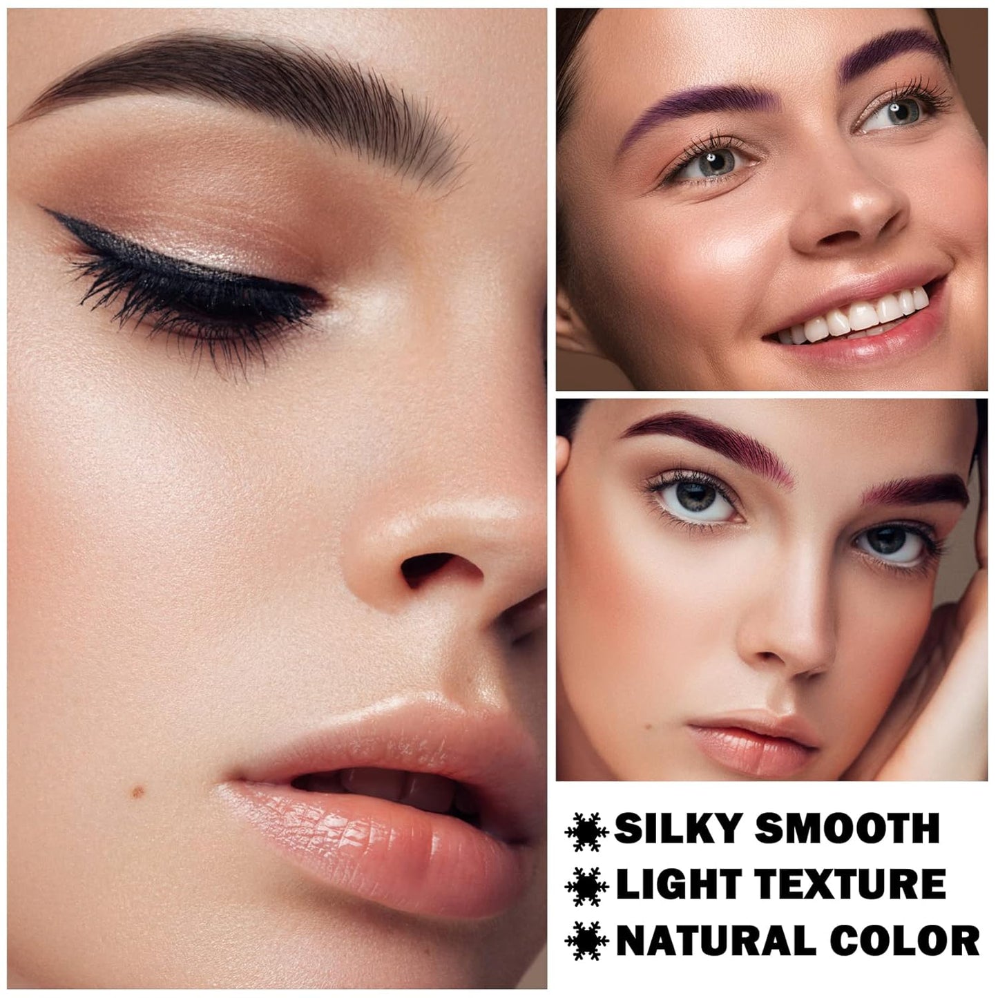 Eyebrow Pomade Cream,Brow Pomade Gel Naturally Long Lasting Waterproof,Delicate and Smooth Eye Brow Makeup Cosmetics with Eyebrow Brush - Daffodil