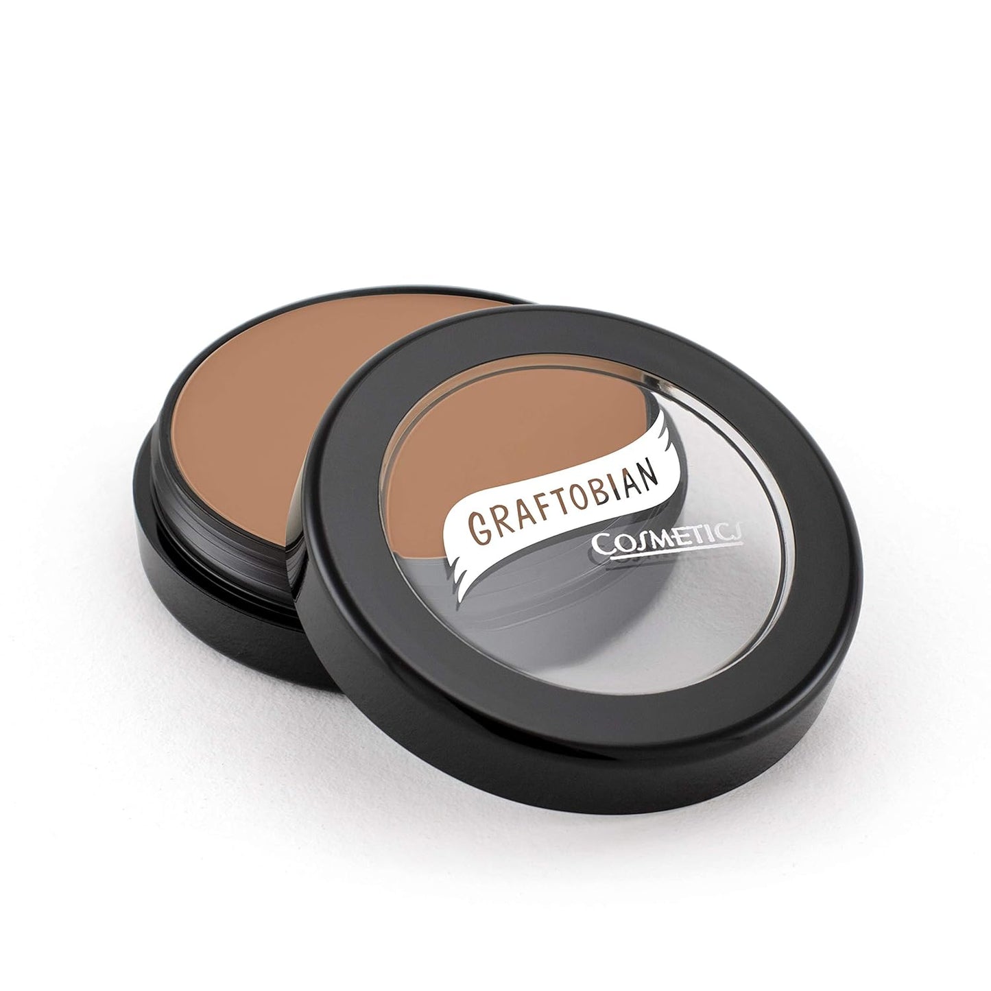 Graftobian HD Glamour Crème Foundation 1/2oz, Weightless Full Coverage Makeup, 65 Inclusive Shades, For All Skin Types, Natural or Full-Glam Looks, For Professionals and Beginners, Evening Mist
