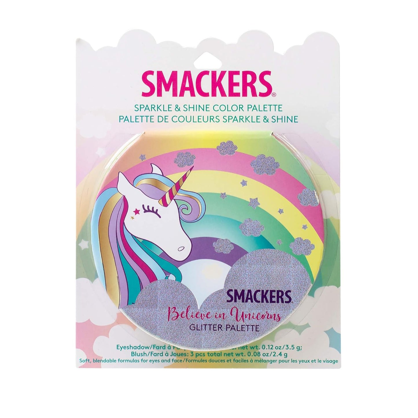 Lip Smacker Unicorn Eyeshadow Palette & Hello Kitty Cheerful Cherry Lip Balm Bundle