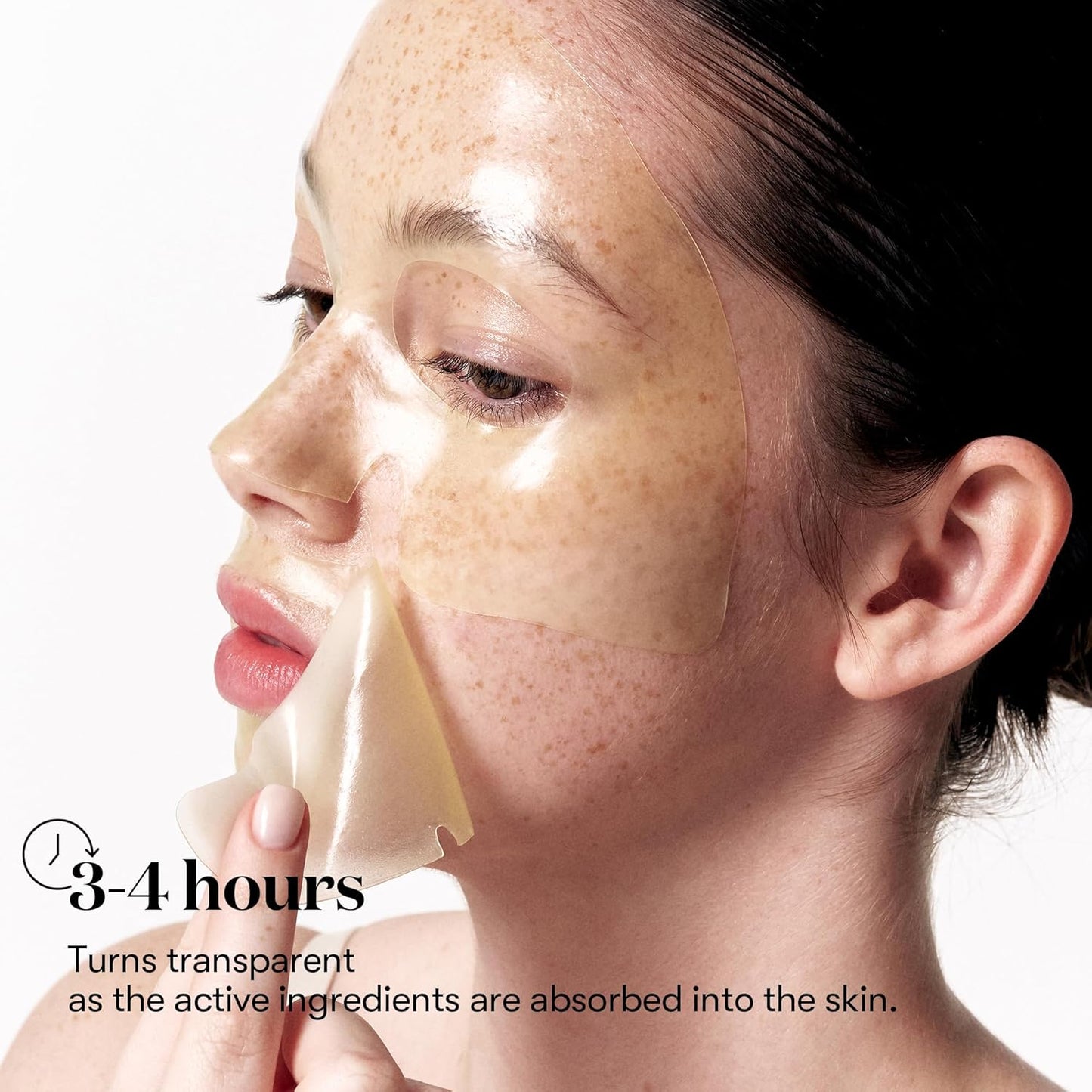 VT COSMETICS Vita-Light Reedle Shot 100 2-Step Hydrogel Mask(34.5gx4ea), Intensive Glowing, Exosome Glutathione Face Mask, Overnight Melting Mask, Korean Facial Mask