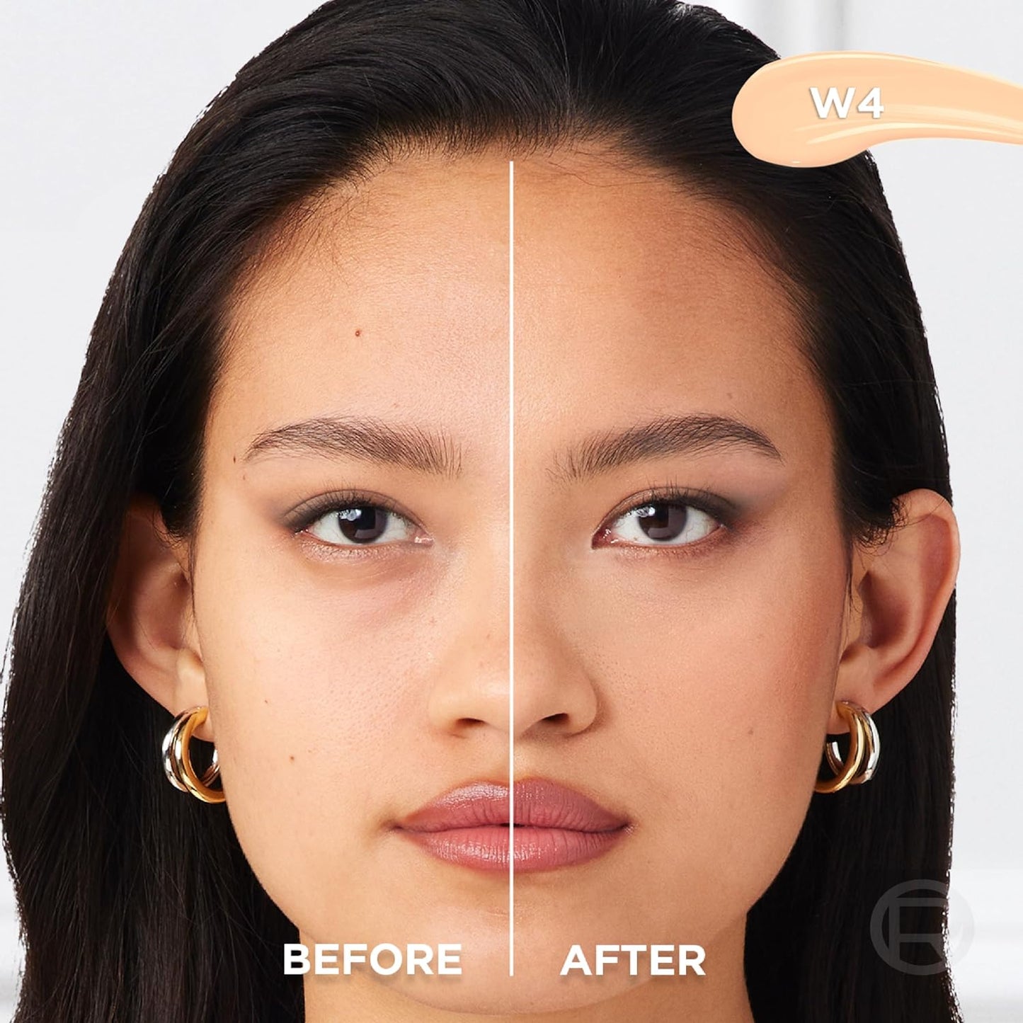 L’Oréal Paris True Match Radiant Serum Concealer, Brightening Under Eye Concealer Make Up with 1.5% Hyaluronic Acid and Caffeine, W4, 0.33 Oz