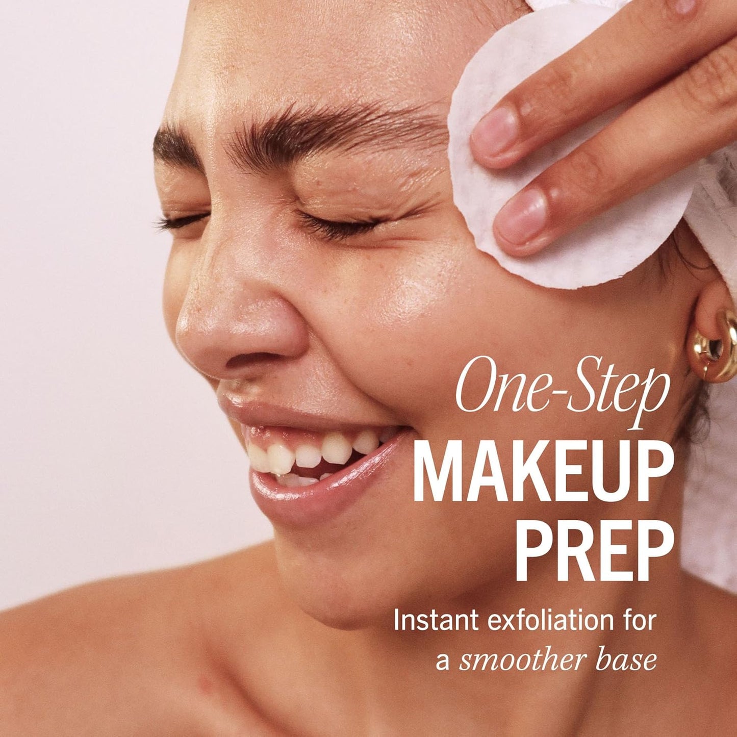 First Aid Beauty - Facial Radiance Pads with Glycolic & Lactic Acids, Daily Exfoliating Pads with AHA that Help Tone & Brighten Skin, One-Step Makeup Prep, Compostable for Daily Use, 60 ct