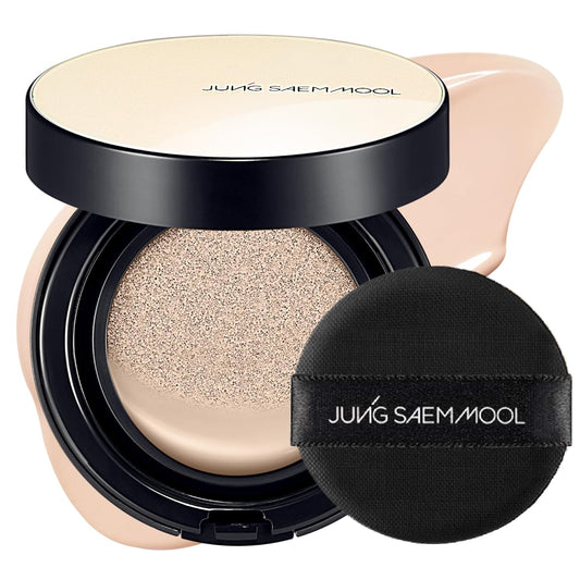 [JUNGSAEMMOOL OFFICIAL] Essential Skin Nuder Cushion (Fair Pink) | Refill Not Included | Natural Finish | Buildable Coverage | Makeup Artist Brand