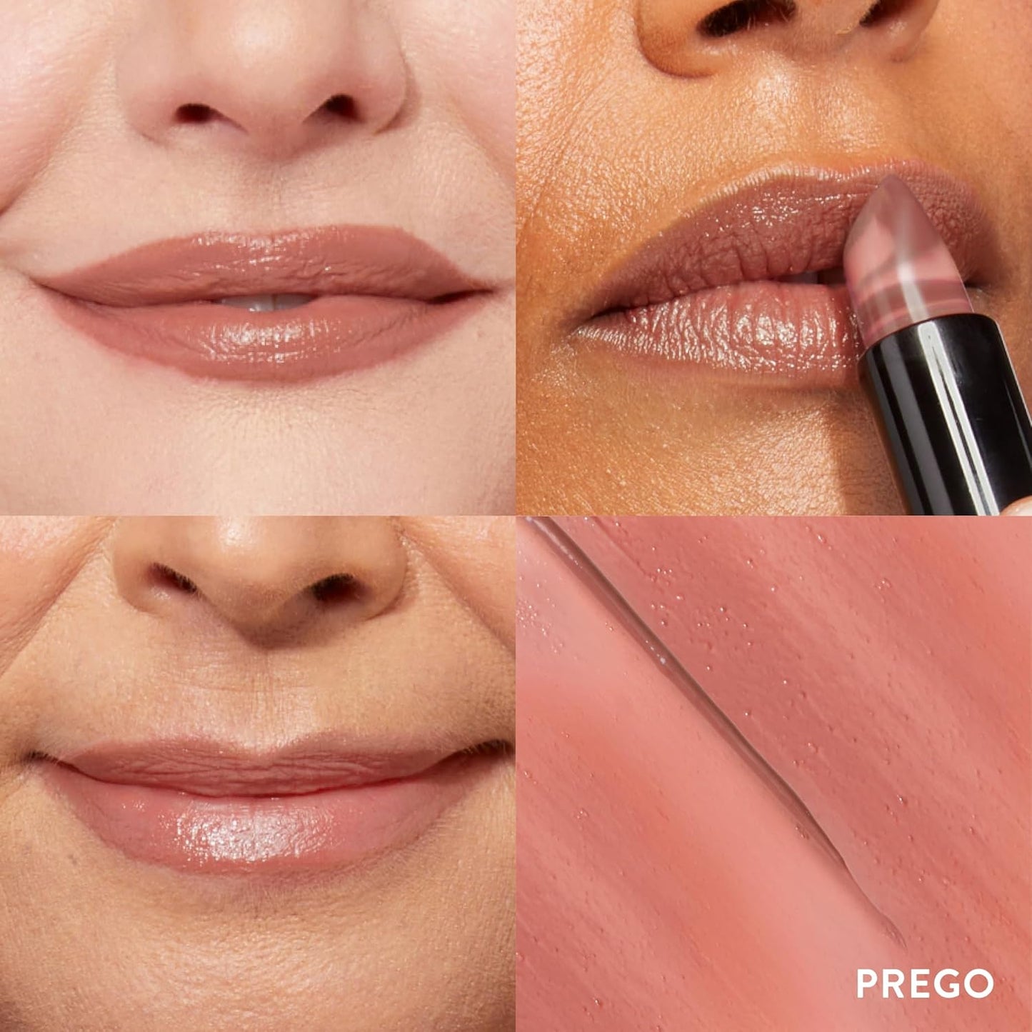 LAURA GELLER NEW YORK Italian Marble Sheer Lipstick - Prego - Hydrating & Lightweight - Vitamin E & Caster Seed Oil - Cream Finish