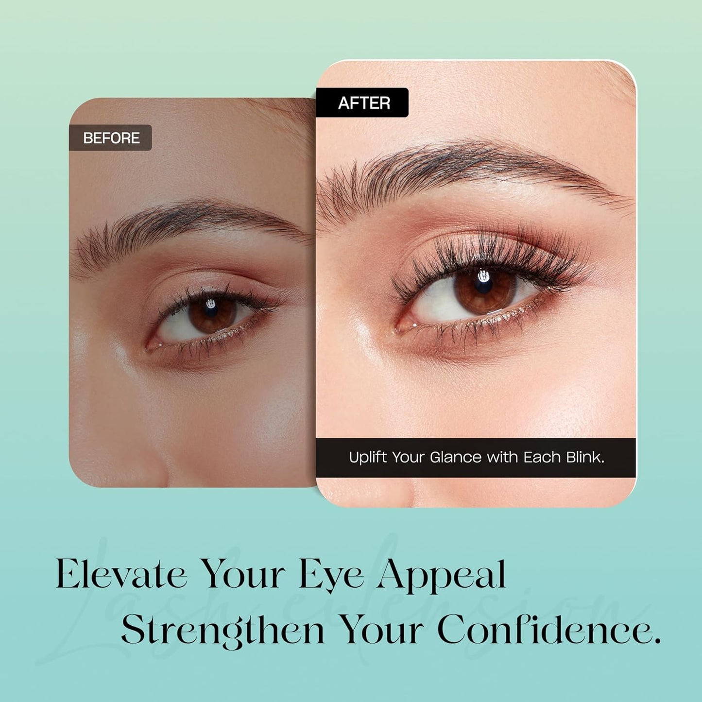 Lash Clusters 0.05mm Individual Lashes, 3D Wispy Lashes Clusters, 0.1mm Super Thin Band Resuable Natural Lashes,C Curl Faux Mink Lashes,144pcs Lash Extension (Green Vivid-C-0.05-8-16mix)