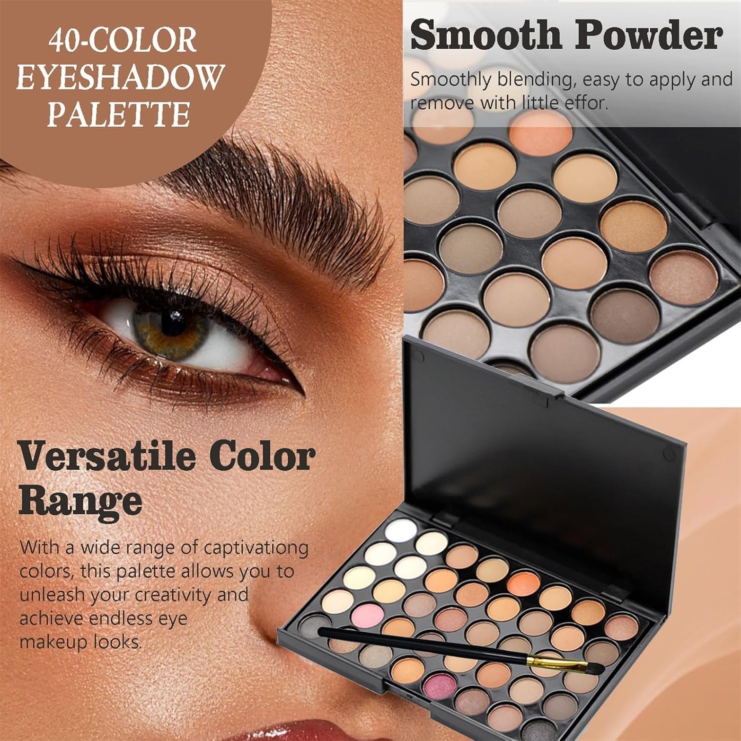 Makeup Sets for Women Girls Makeup Bag Eyeshadow Palette Air Cushion Eyebrow Pencil Mascara Lipstick, Create Sophisticated Makeup for Your Wife & Girlfriend