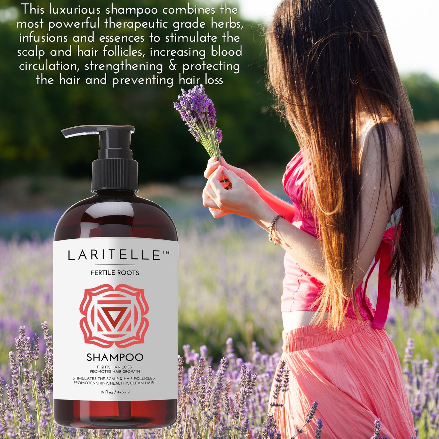 Organic Hair Growth Set | Fertile Roots Shampoo + Conditioner + Leave-In Treatment | Follicle Stimulating Rosemary, Ginger & Clove | Anti-Hair Loss, Strengthening, Nourishing | USA made
