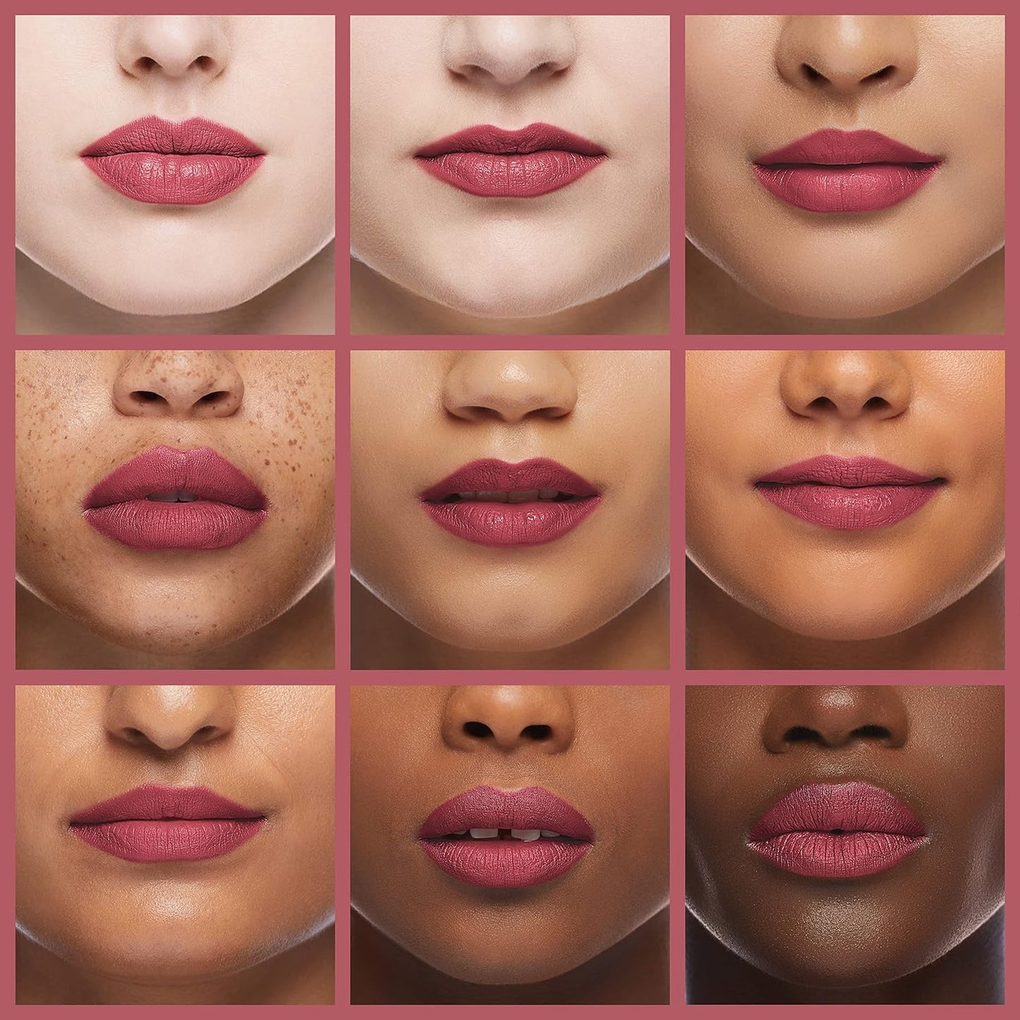 K7L Dark Pink Lip Crayon (Vegan) - Long Lasting and Waterproof - Buff