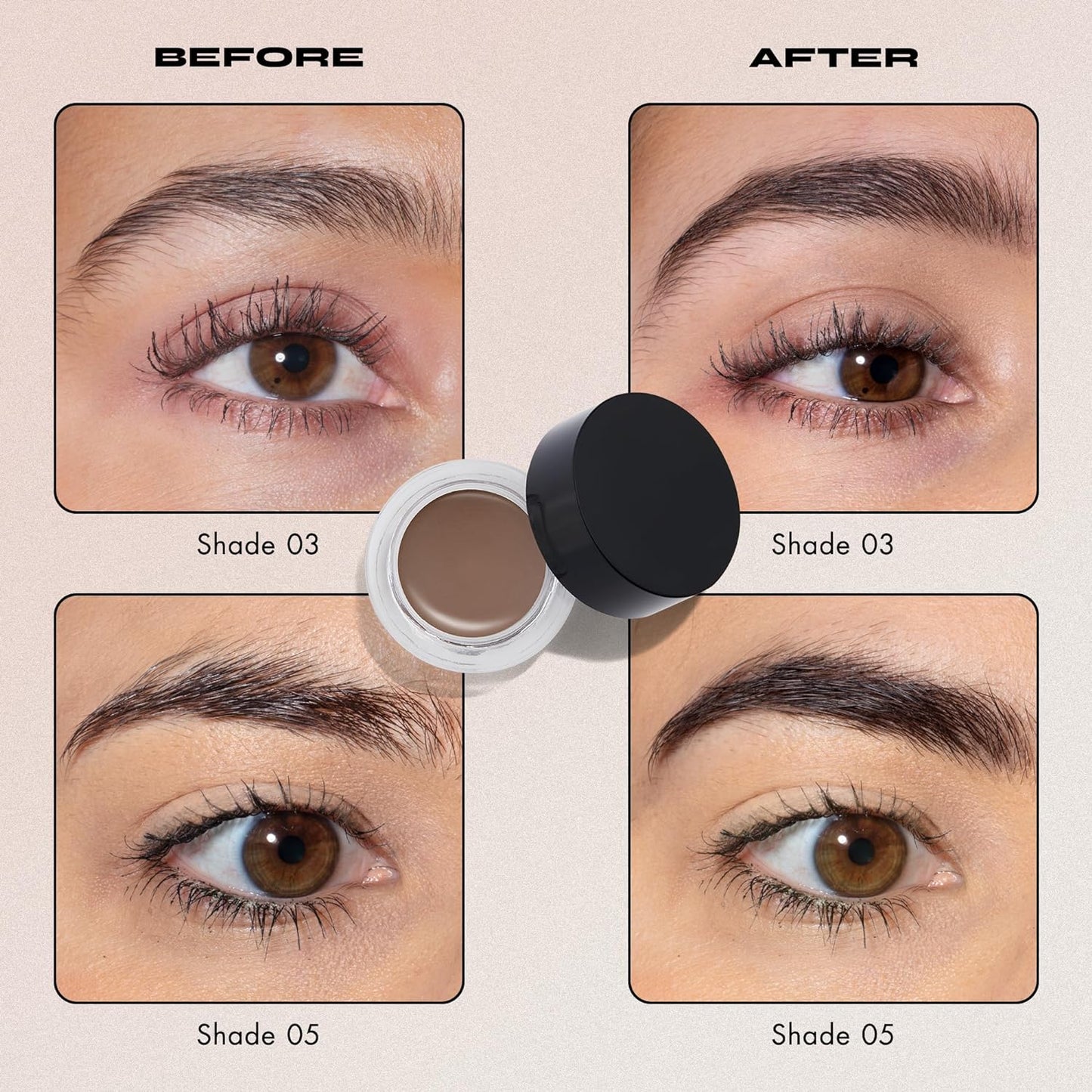 Milani Stay Put Brow Color - Dark Brown (0.09 Ounce) Vegan, Cruelty-Free Eyebrow Color that Fills and Shapes Brows…