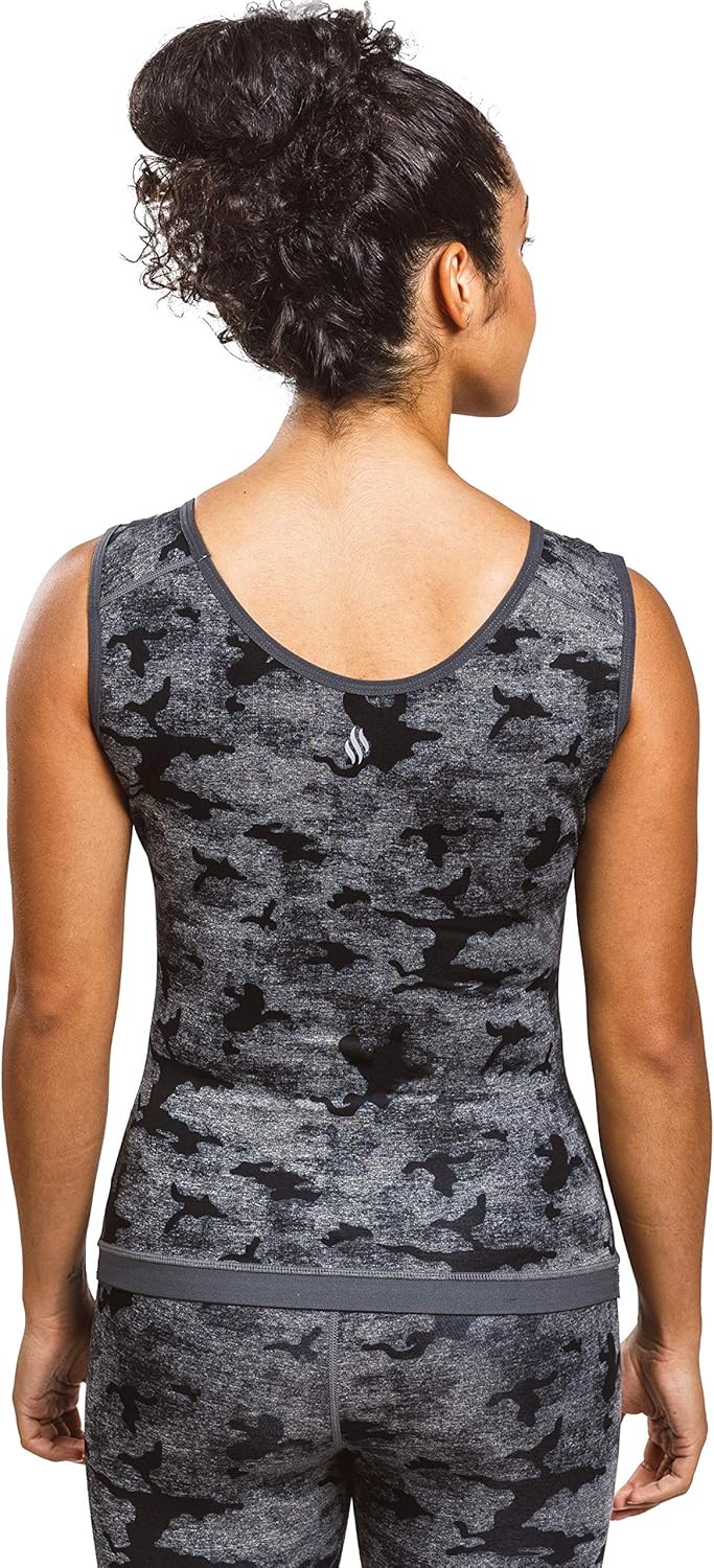 Sweat Shaper Premium Sauna Tank Top For Women, Slimming Sauna Shirt For Women, Sweat Vest for Workouts