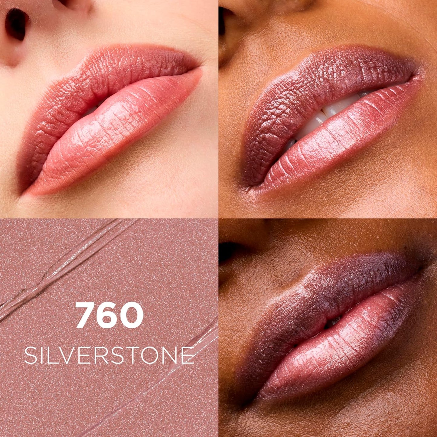 L'Oreal Paris Colour Riche Original Creamy, Hydrating Satin Lipstick with Argan Oil and Vitamin E, Silverstone , 1 Count