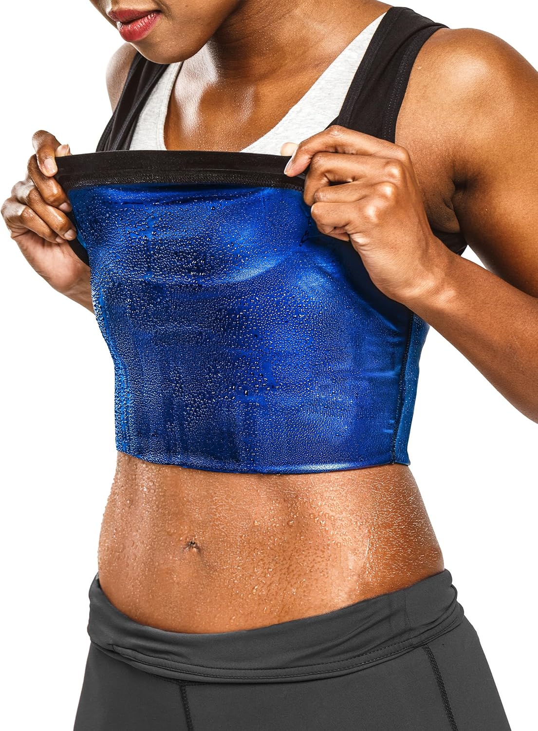 Sweat Shaper Premium Sauna Tank Top For Women, Slimming Sauna Shirt For Women, Sweat Vest for Workouts